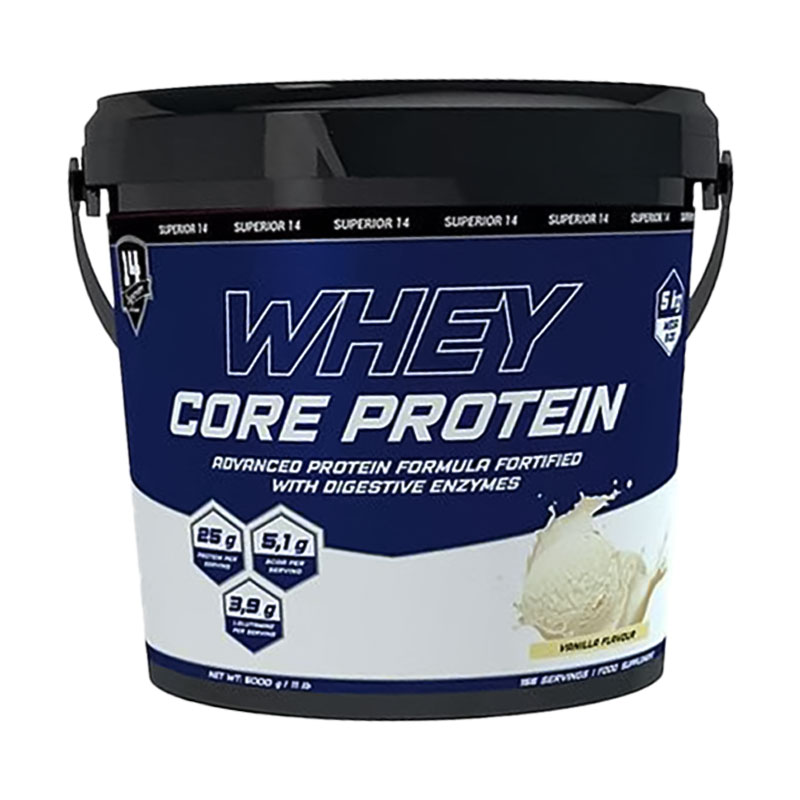

Протеїн Superior14 Whey Core Protein Ваніль, в порошку, 5 кг