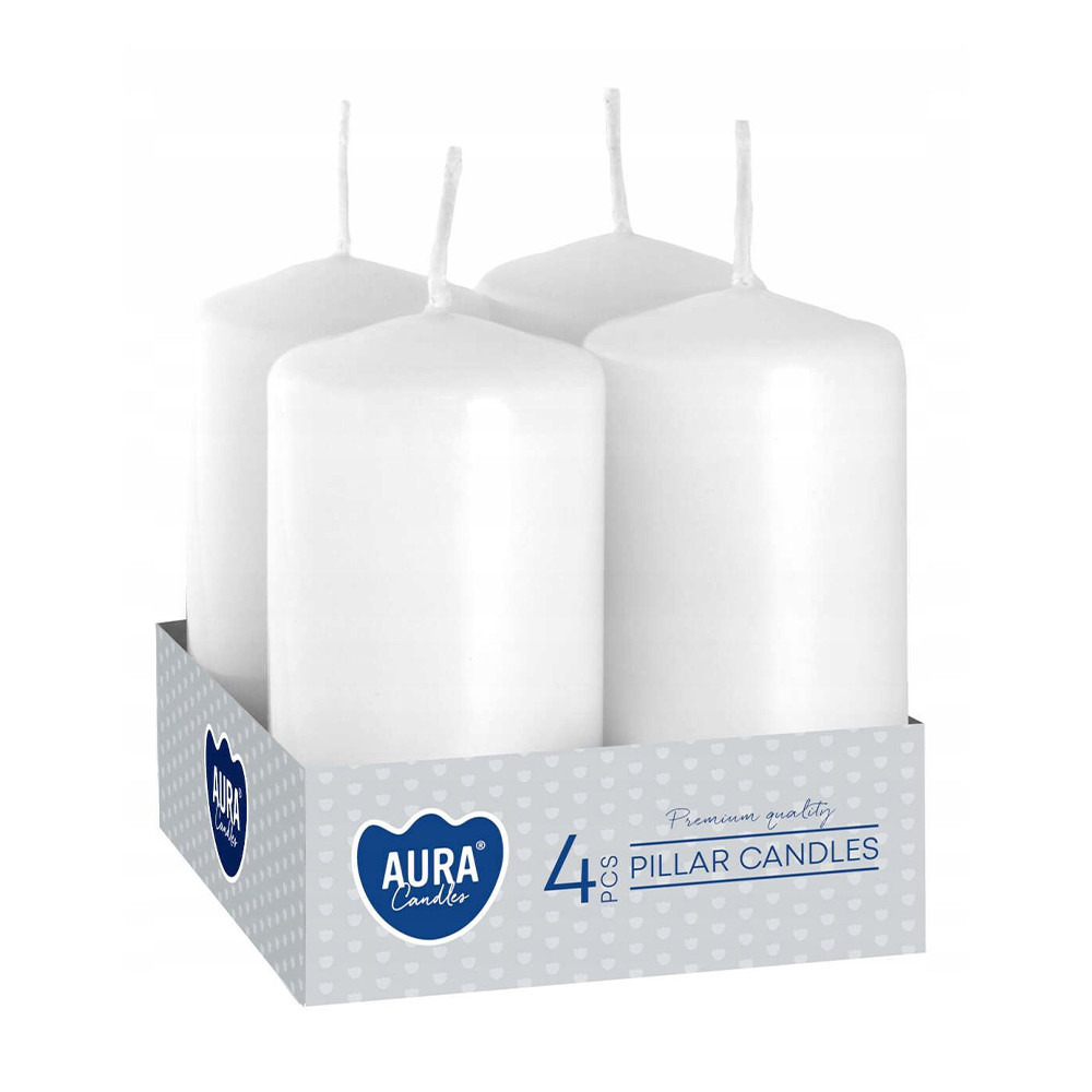 

Циліндричні свічки Bispol білі, 8 см, 4 шт (sw40/80-090)