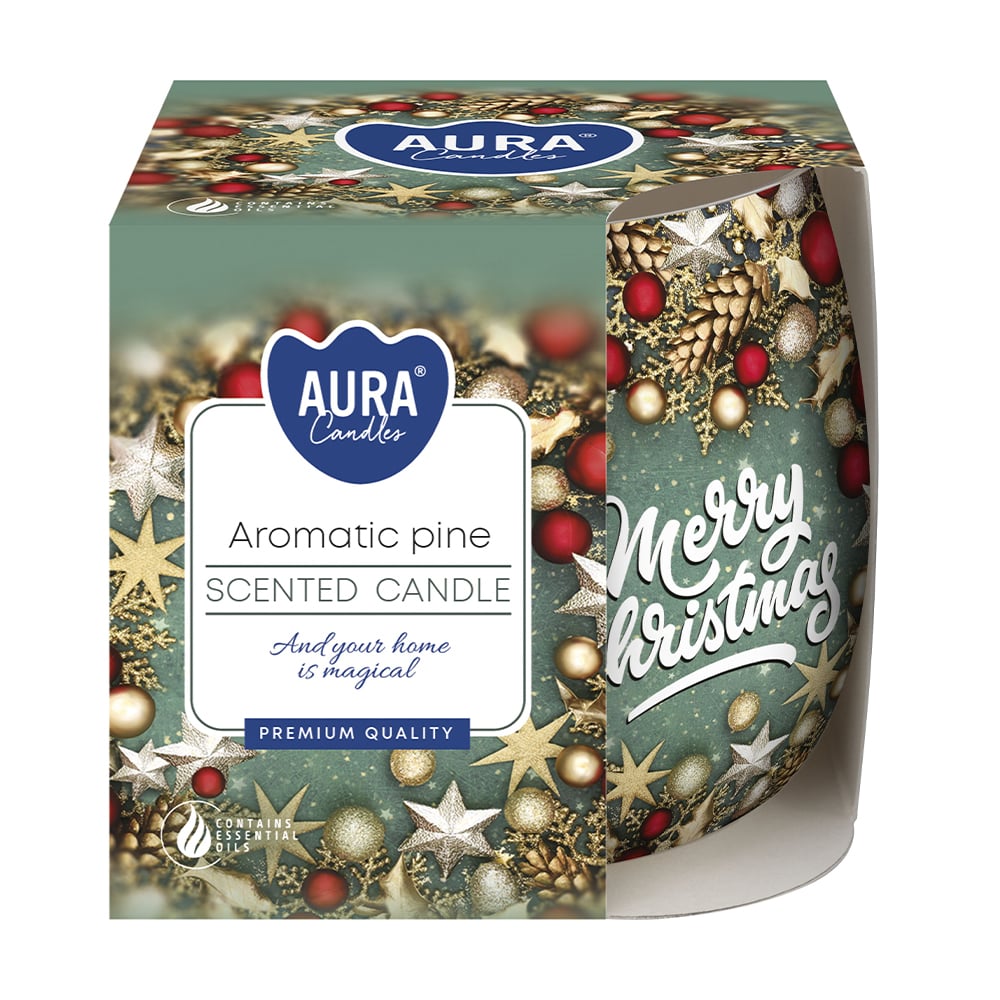 

Ароматична свічка в склянці Bispol Scented Candle Aromatic Pine, 100 г (sn71S-63)