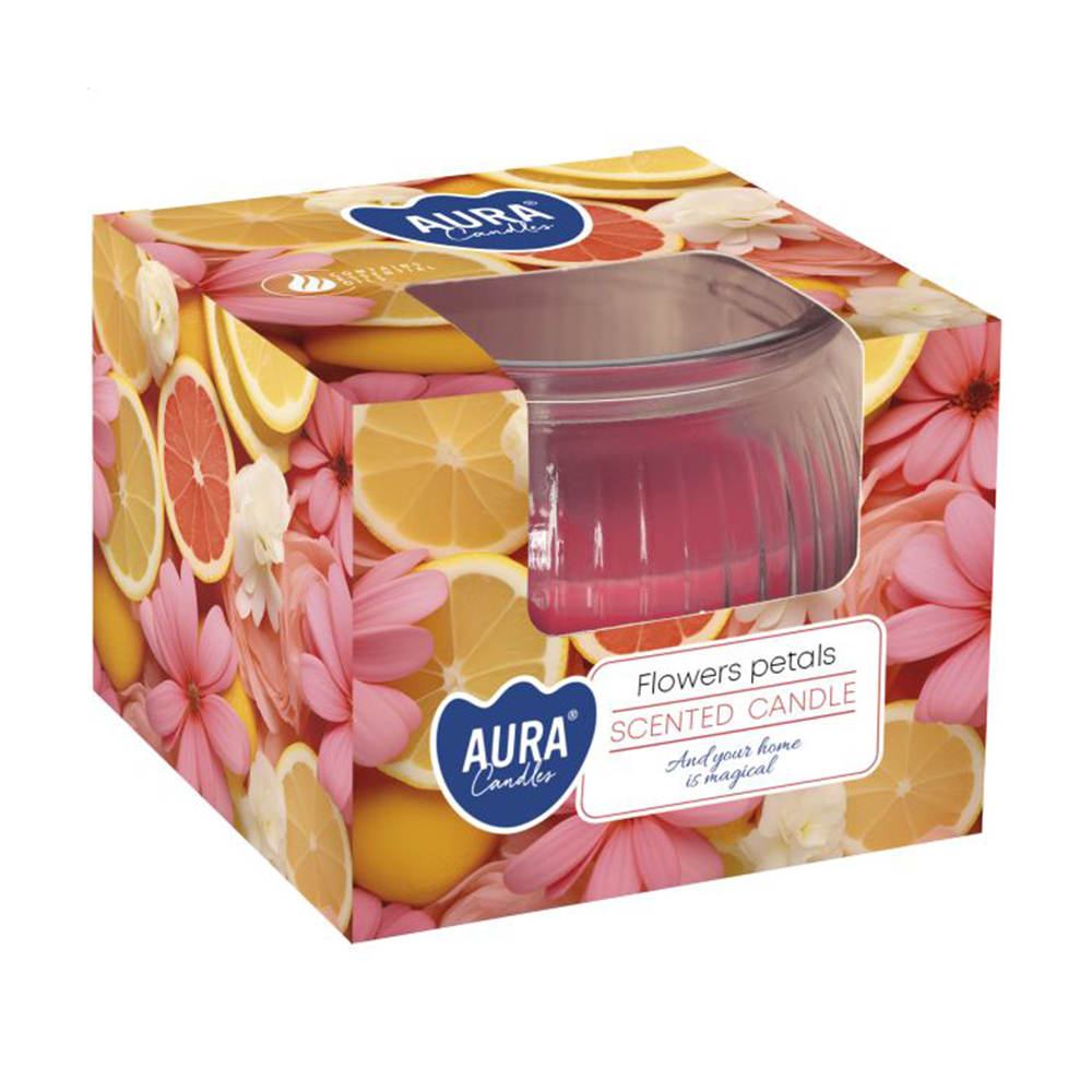 

Ароматична свічка в склянці Bispol Scented Candle Flowers Petals, 80 г (sn69-428)