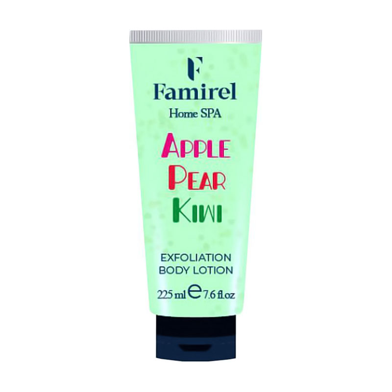 

Відлущувальний пілінг-лосьйон для тіла Famirel Home Spa Exfoliant Body Lotion, Apple & Pear & Kiwi, 225 мл