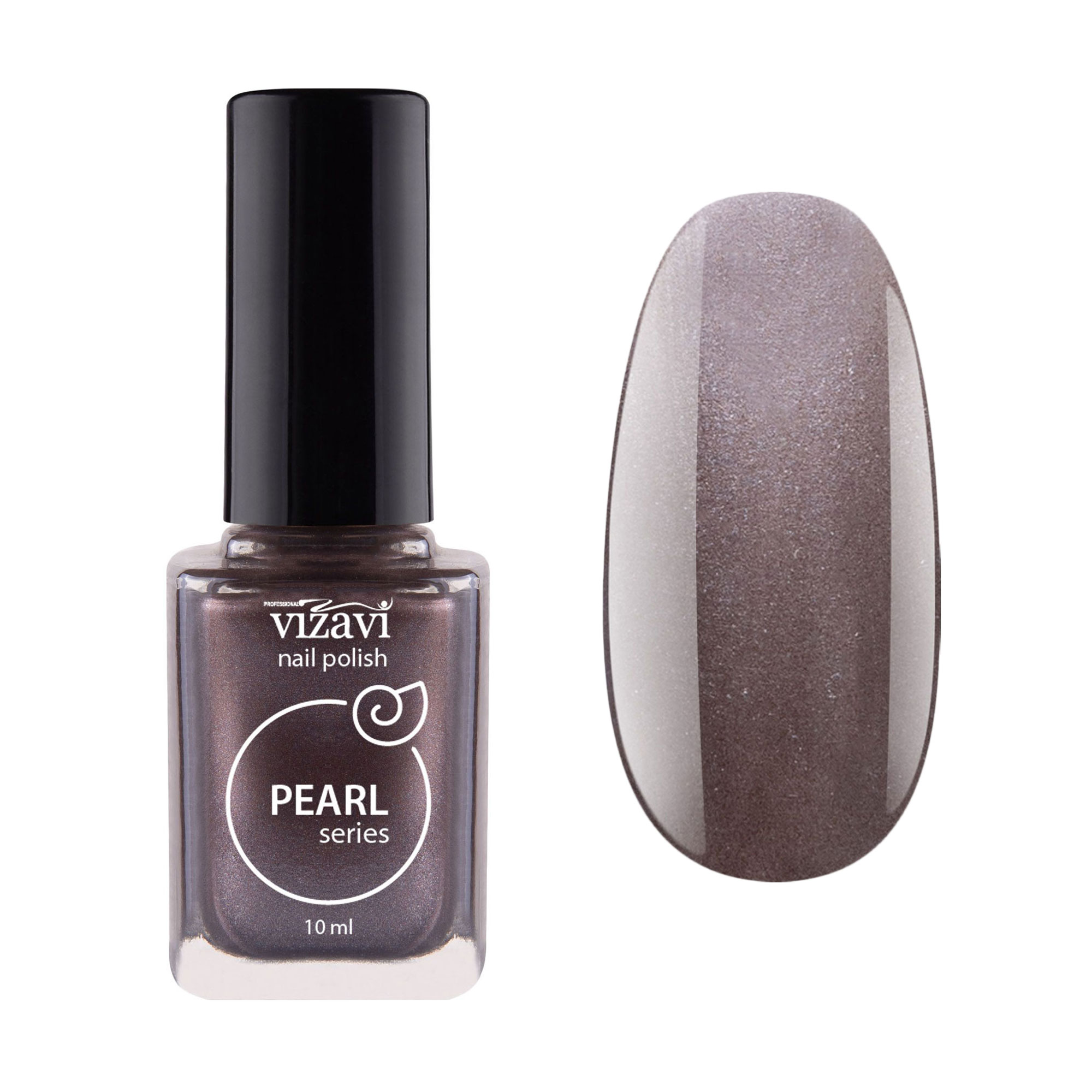 

Лак для нігтів Vizavi Professional Pearl Series Nail Polish 34 Сірий, 10 мл