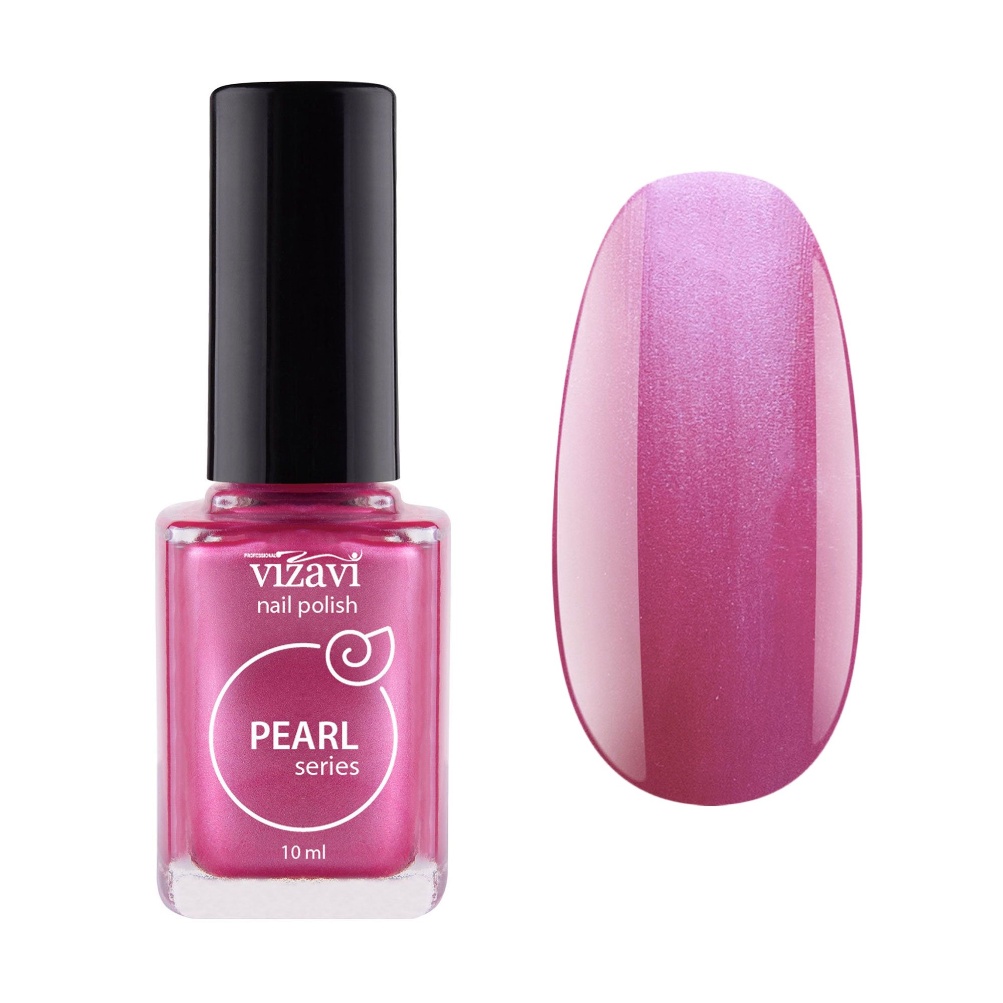 

Лак для нігтів Vizavi Professional Pearl Series Nail Polish 37 Рожевий, 10 мл