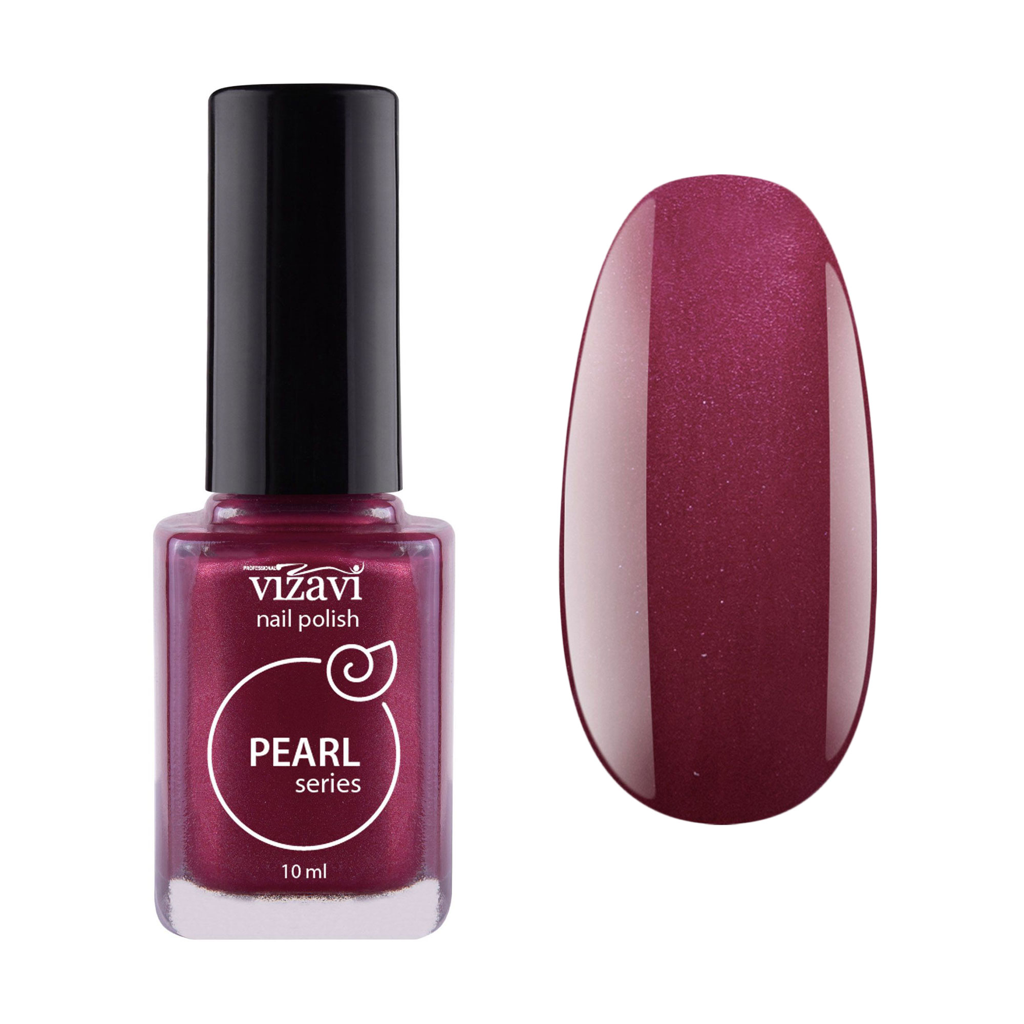 

Лак для нігтів Vizavi Professional Pearl Series Nail Polish 39 Сливовий, 10 мл