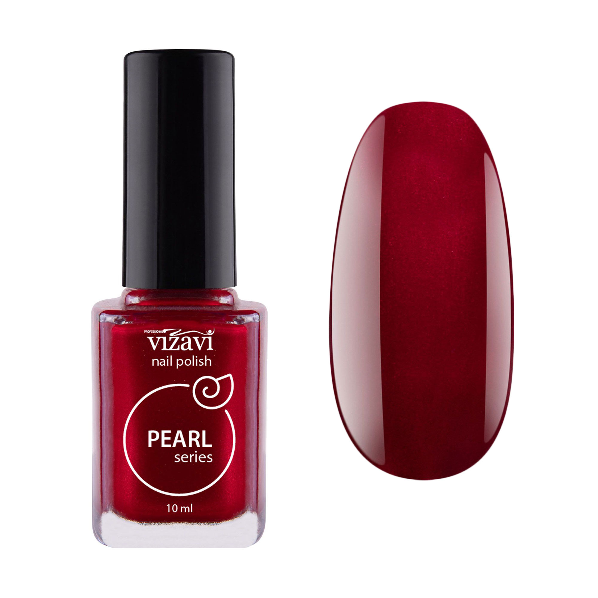 

Лак для нігтів Vizavi Professional Pearl Series Nail Polish 40 Червоний, 10 мл