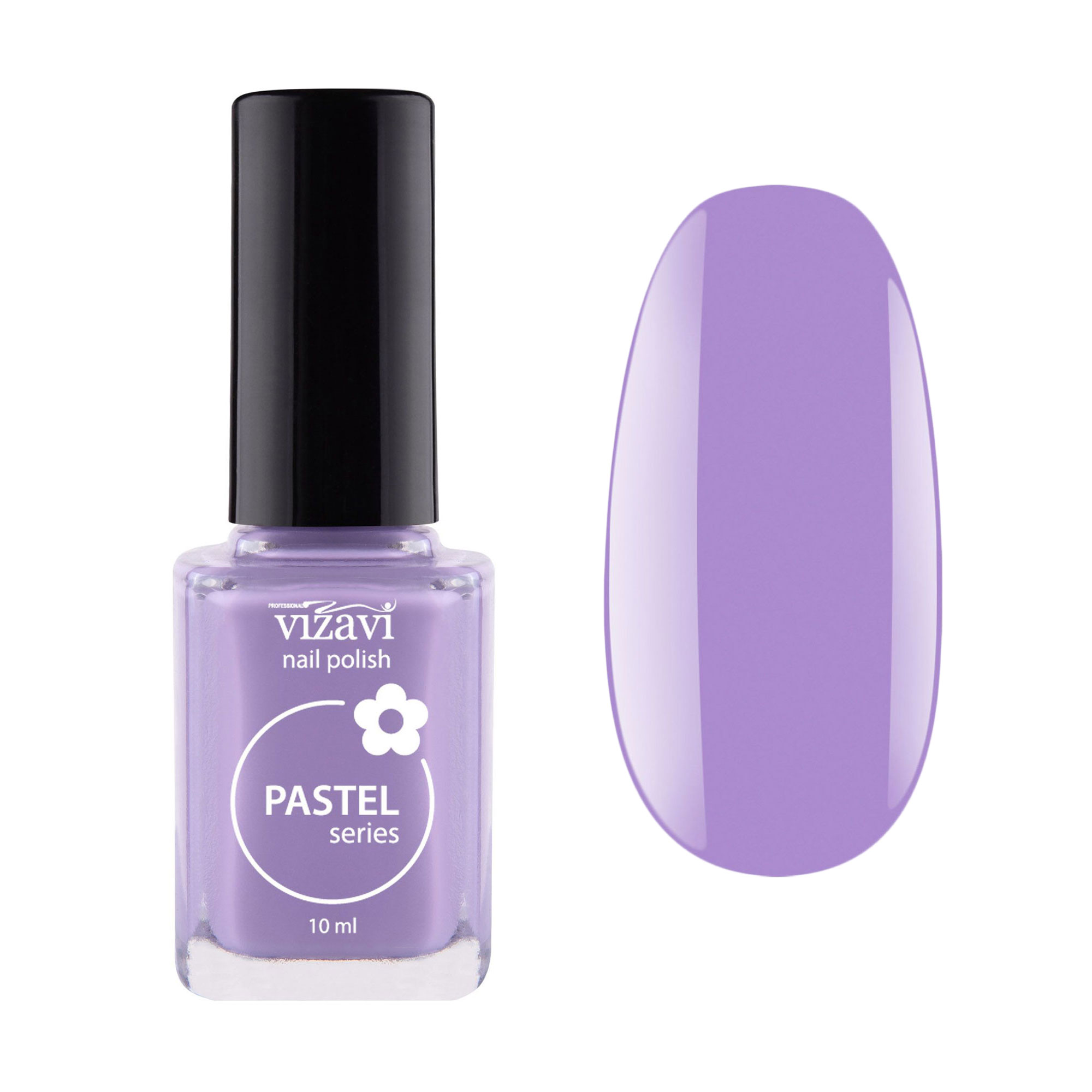 

Лак для нігтів Vizavi Professional Pastel Series Nail Polish 08 Бузковий, 10 мл