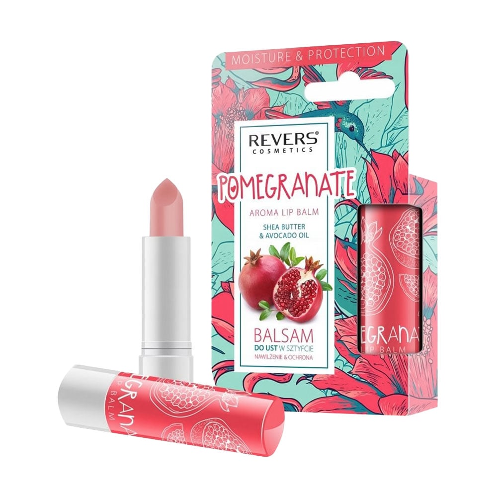 

Бальзам для губ Revers Cosmetic Aroma Lip Balm, Pomegranate, 4 г