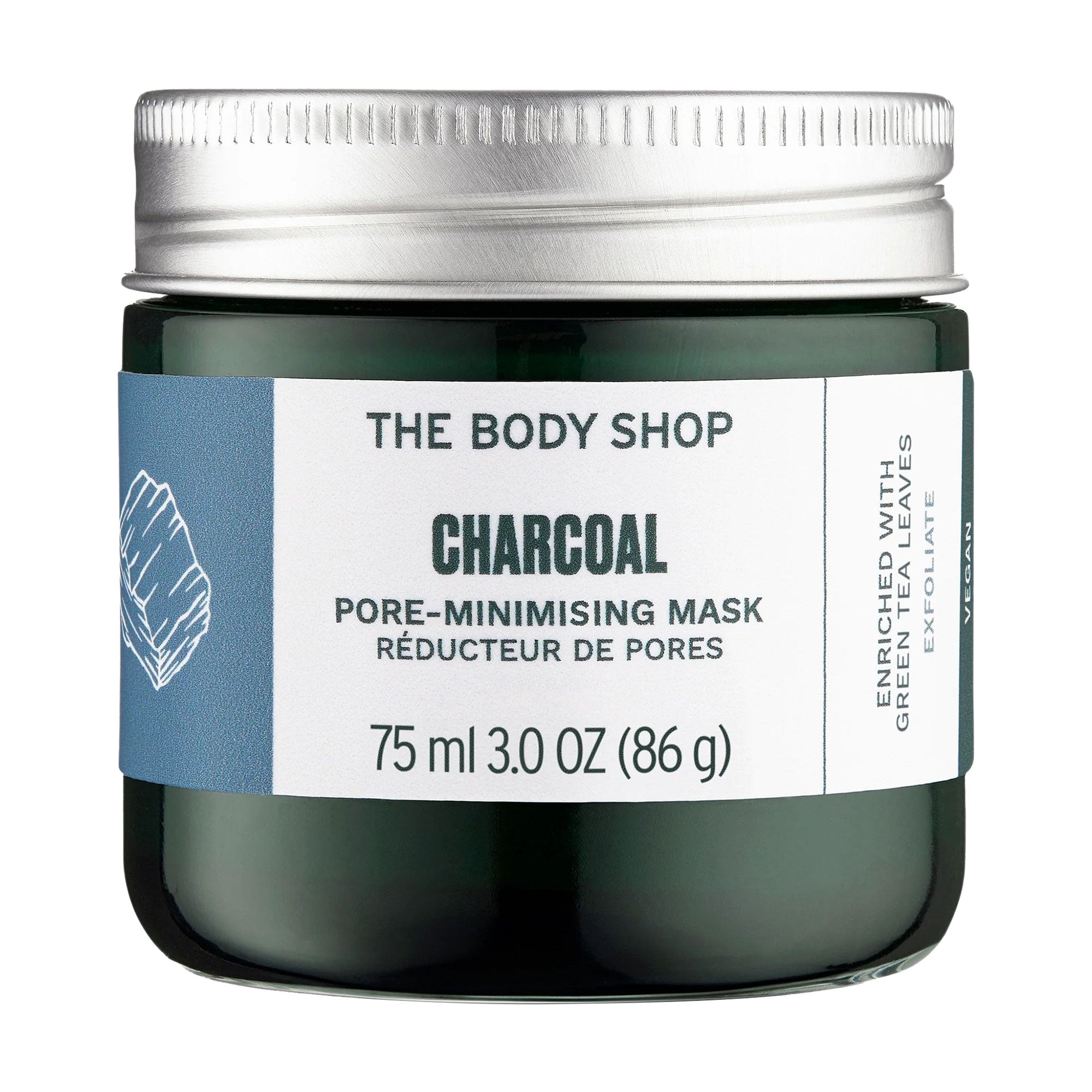 

Вугільна маска для обличчя The Body Shop Charcoal Pore-Minimising Mask, 75 мл