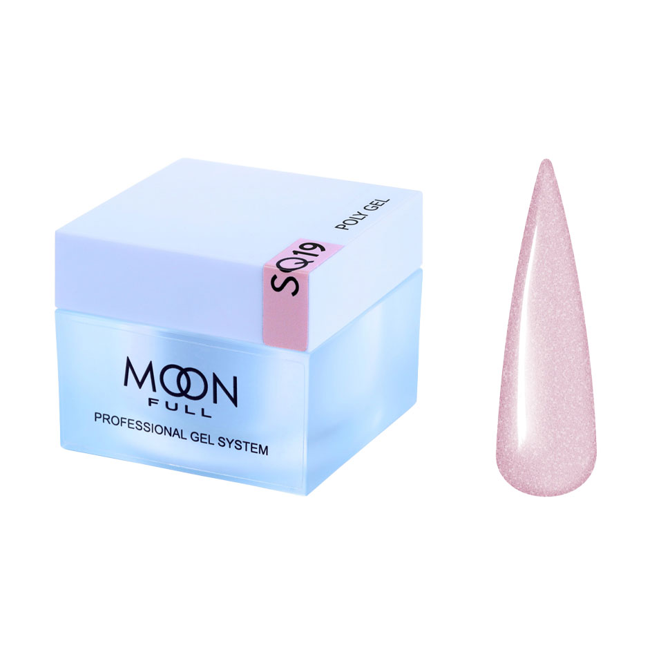 

Полігель для нарощування нігтів Moon Full Poly Gel, SQ19, 30 мл