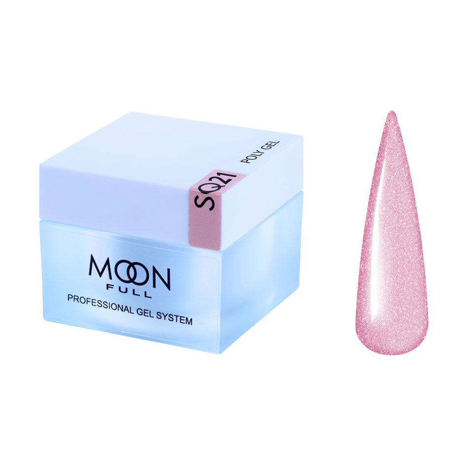 

Полігель для нарощування нігтів Moon Full Poly Gel, SQ21, 30 мл