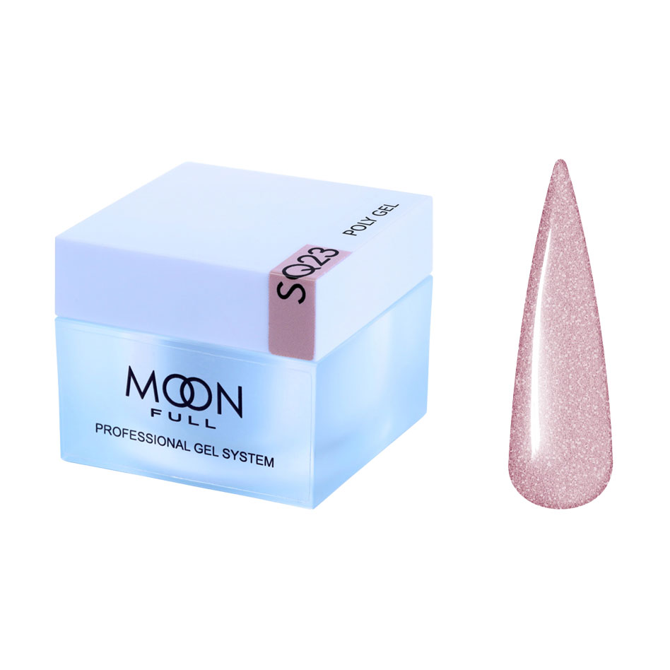

Полігель для нарощування нігтів Moon Full Poly Gel, SQ23, 30 мл