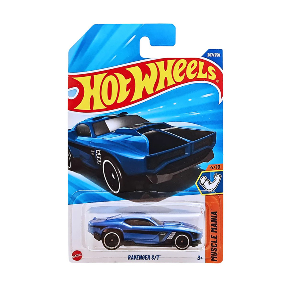 

Базовий автомобіль Hot Wheels Ravenger S/T, синій з чорним, від 3 років, 11*3.5*11 см (5785)