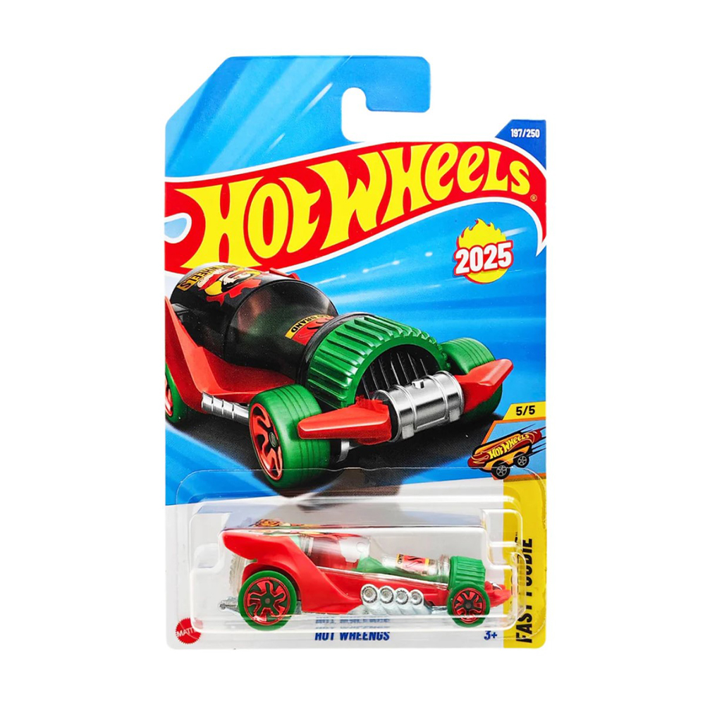 

Базовий автомобіль Hot Wheels Hot Wheengs, червоно-зелений, від 3 років, 11*3.5*11 см (5785)