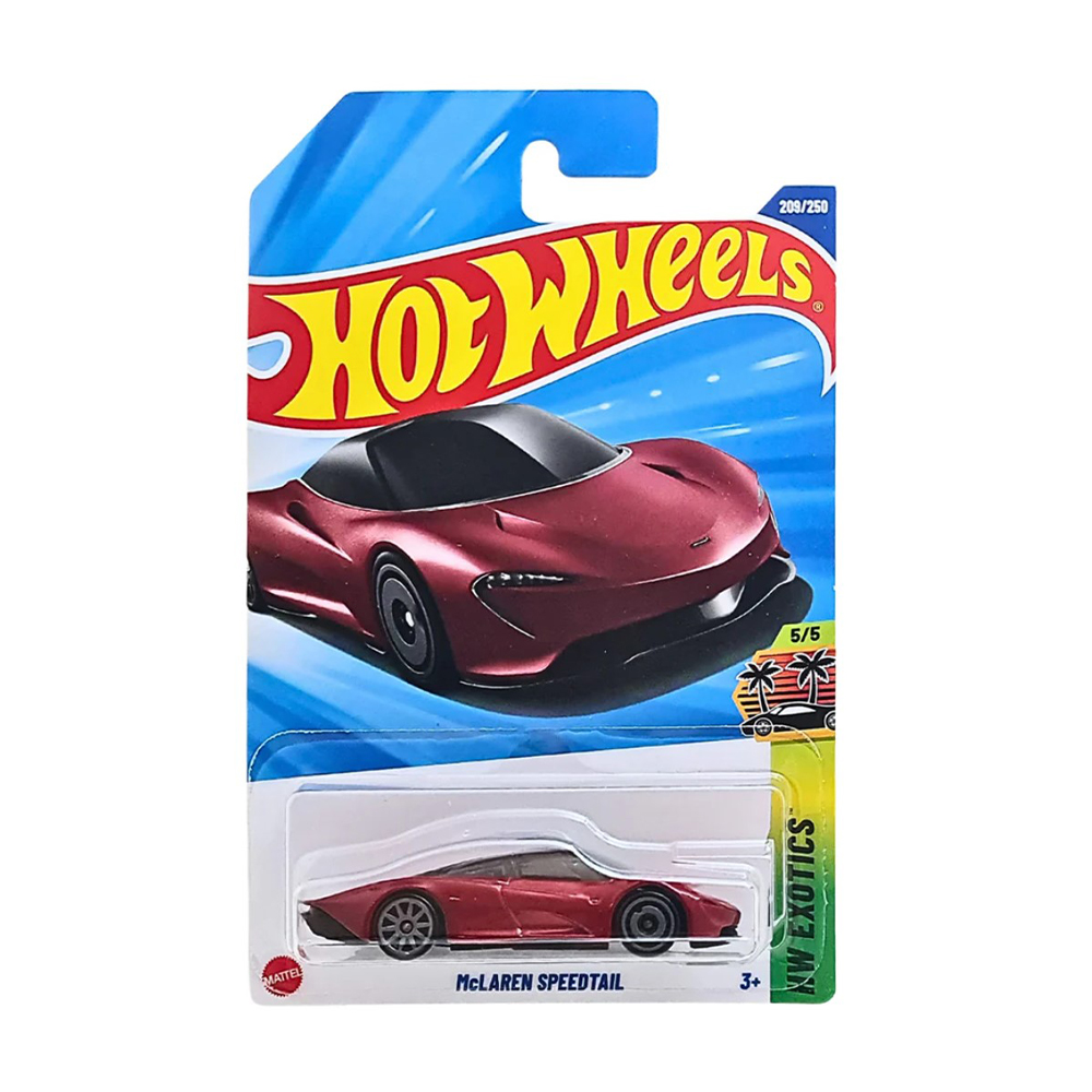 

Базовий автомобіль Hot Wheels Mclaren Speedtail, бордовий, від 3 років, 11*3.5*11 см (5785)