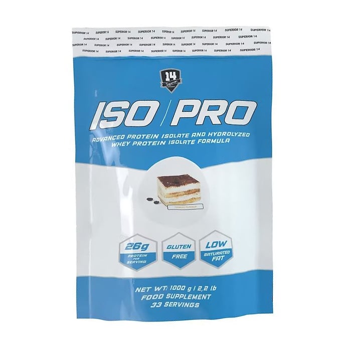 

Ізолят протеїну Superior14 Iso Pro Тірамісу, в порошку, 1 кг