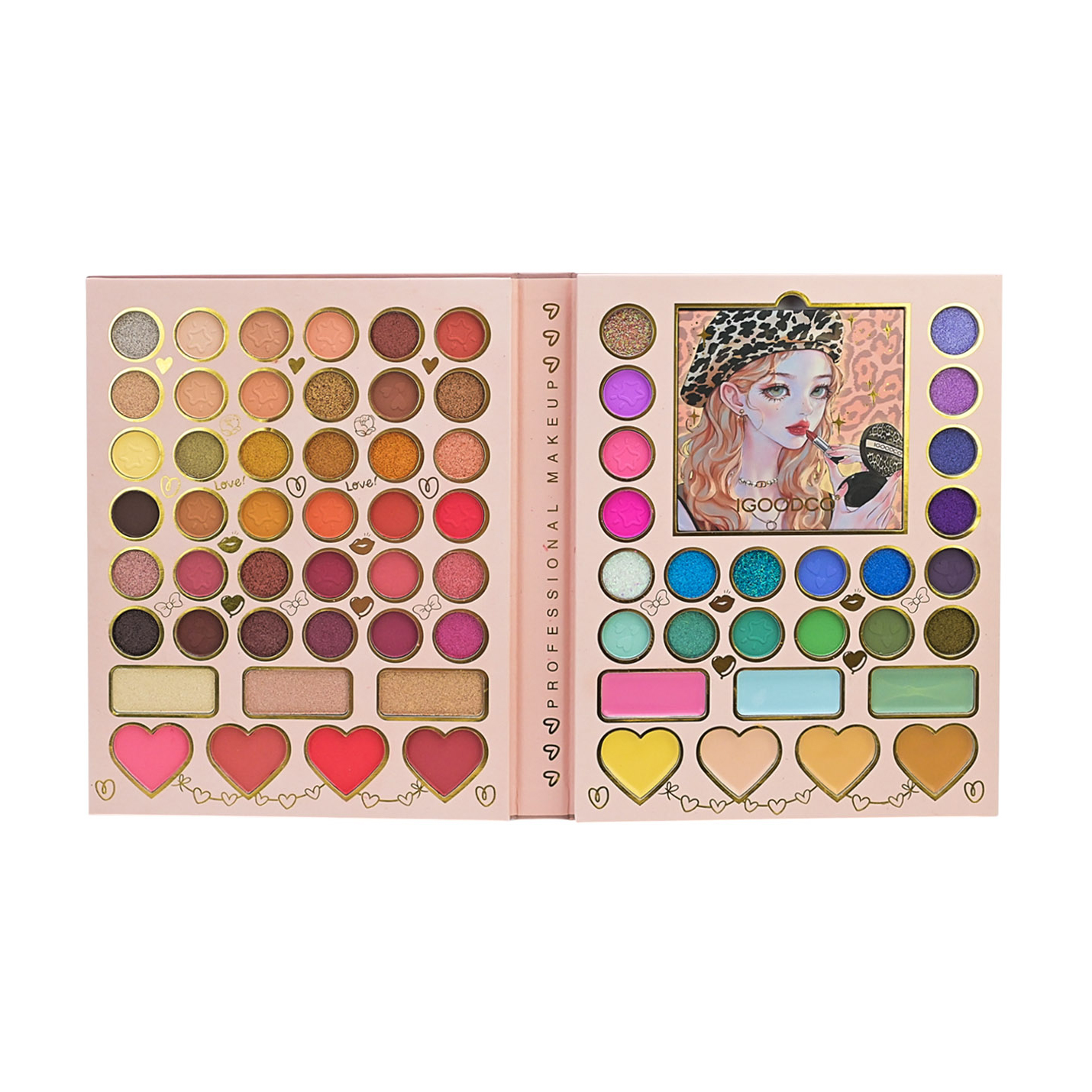 

Набір дитячої декоративної косметики Igoodco 70 Color Eye & Face Palette, від 5 років (LK5145)