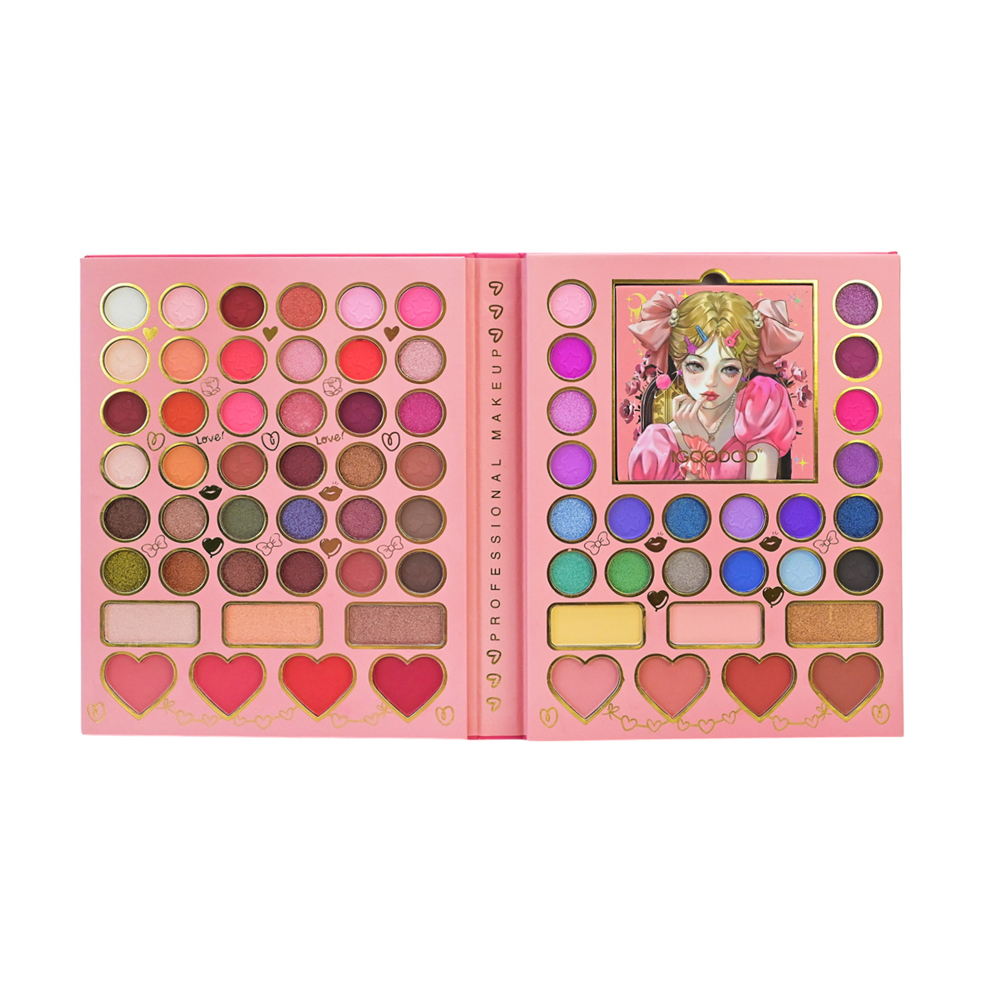 

Набір дитячої декоративної косметики Igoodco 70 Color Eye & Face Palette, від 5 років (LK5146)