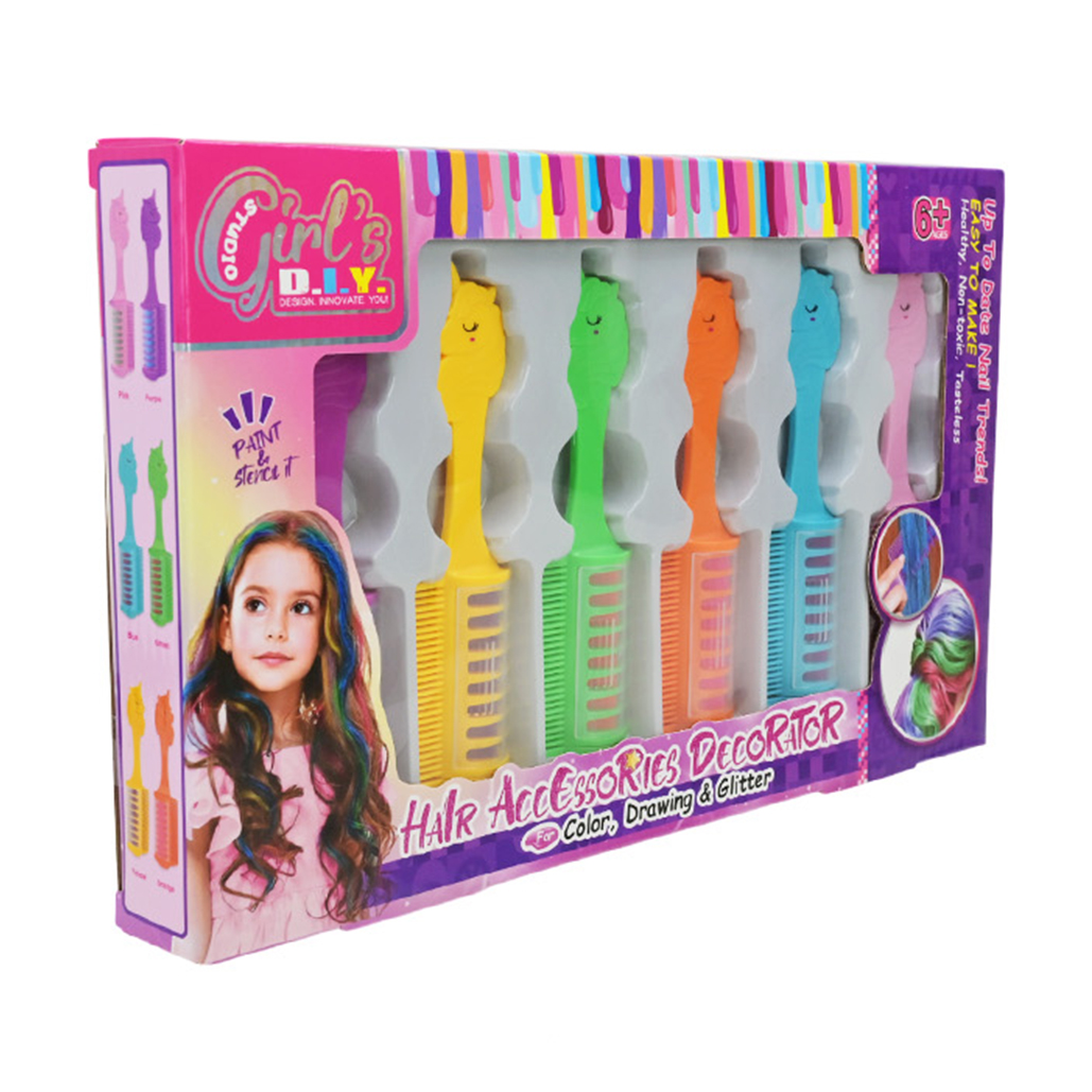 

Набір дитячої косметики для створення зачісок Shantou Jinxing Hair Accessories Decorator, від 6 років (8837)