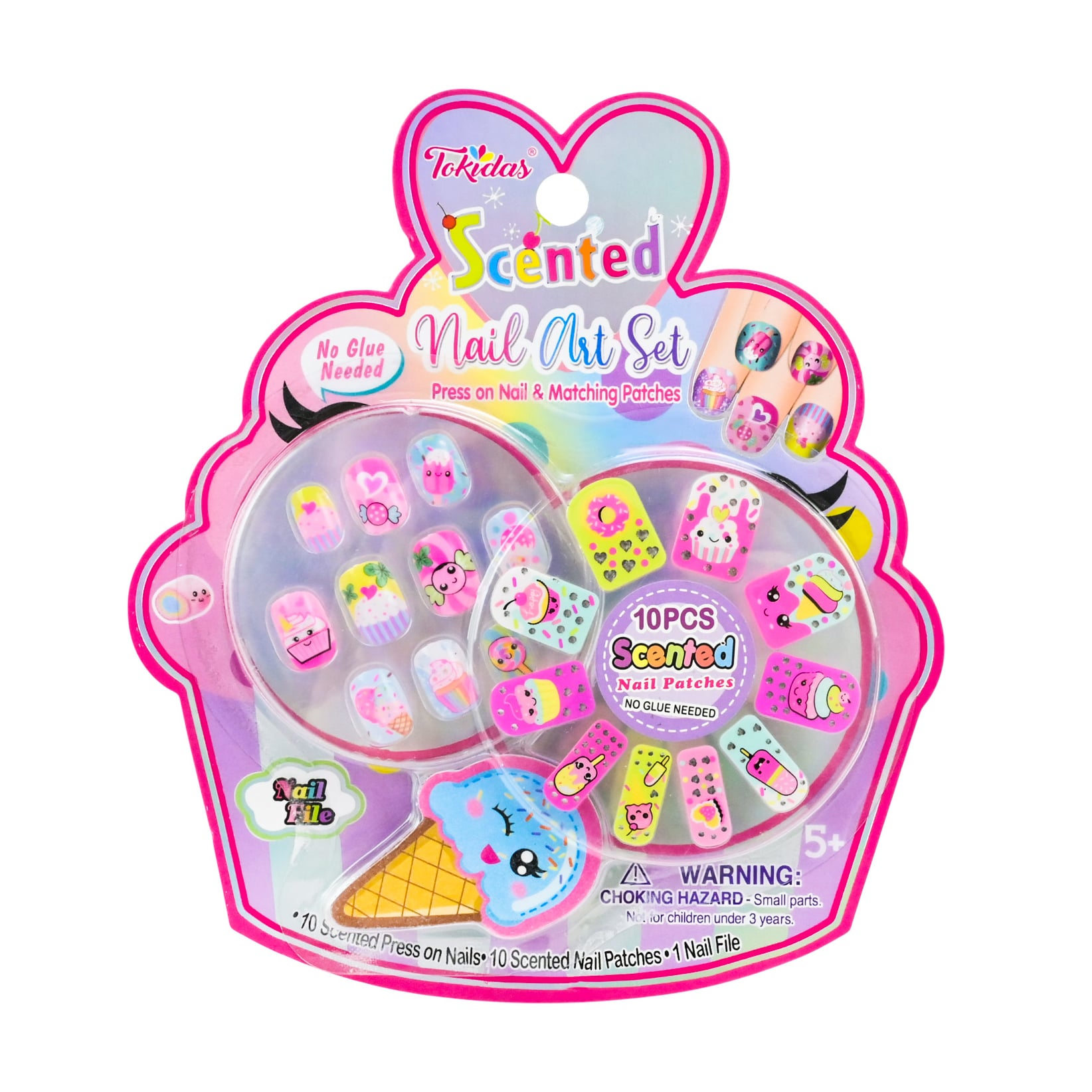

Дитячий набір для манікюру Tokidas Nail Art Set, від 5 років (T05NA S)