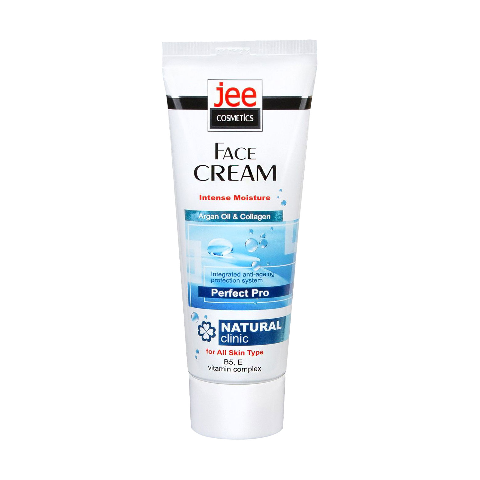 Крем для обличчя Jee Cosmetics Intense Moisture Argan Oil & Collagen Face Cream з олією арганії та колагеном, 75 мл
