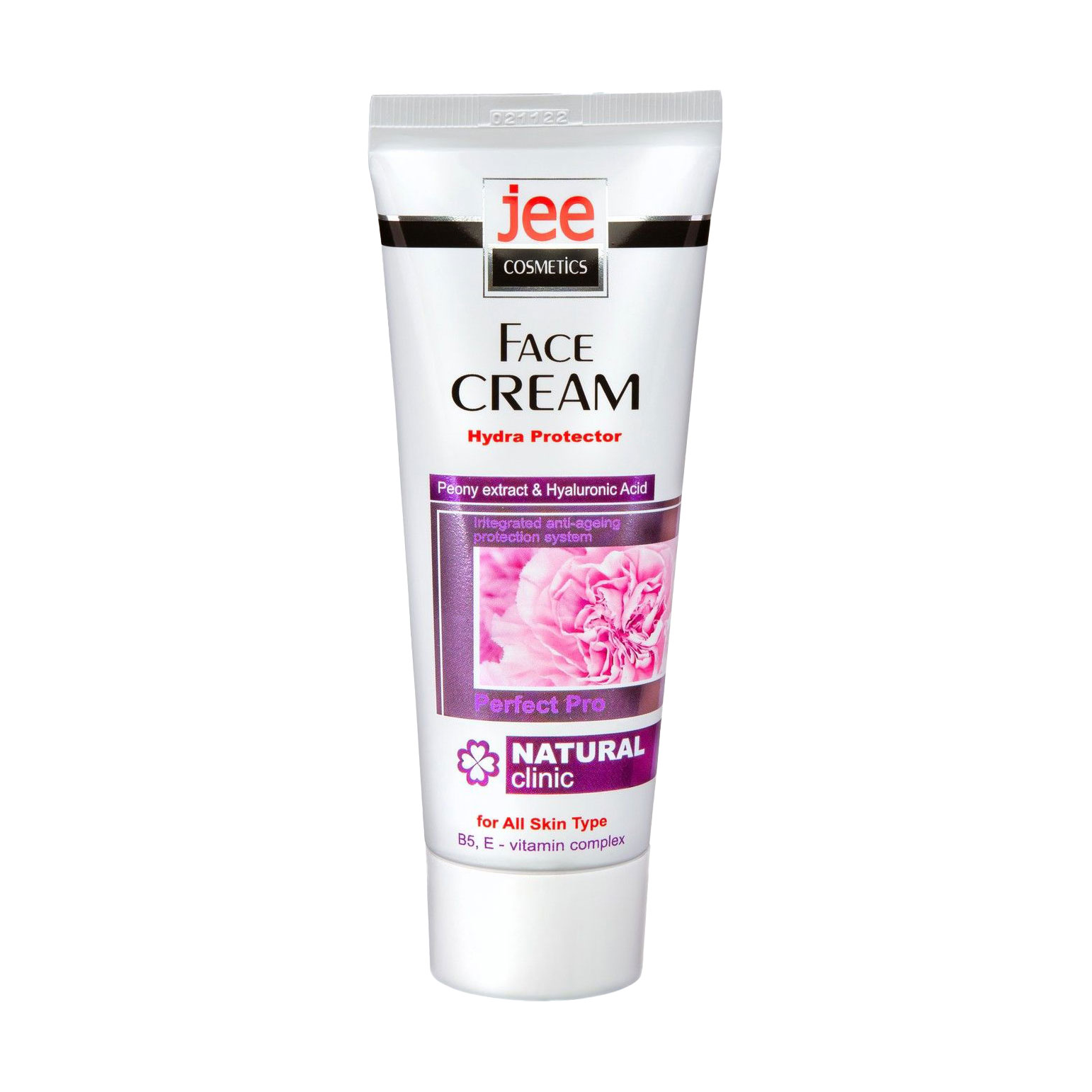 Крем для обличчя Jee Cosmetics Hydra Protector Peony Extract & Hyaluronic Acid Face Cream з екстрактом півонії та гіалуроновою кислотою, 75 мл