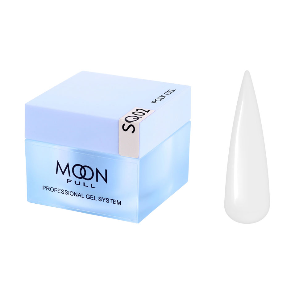 

Полігель для нарощування нігтів Moon Full Poly Gel, SQ02, 30 мл