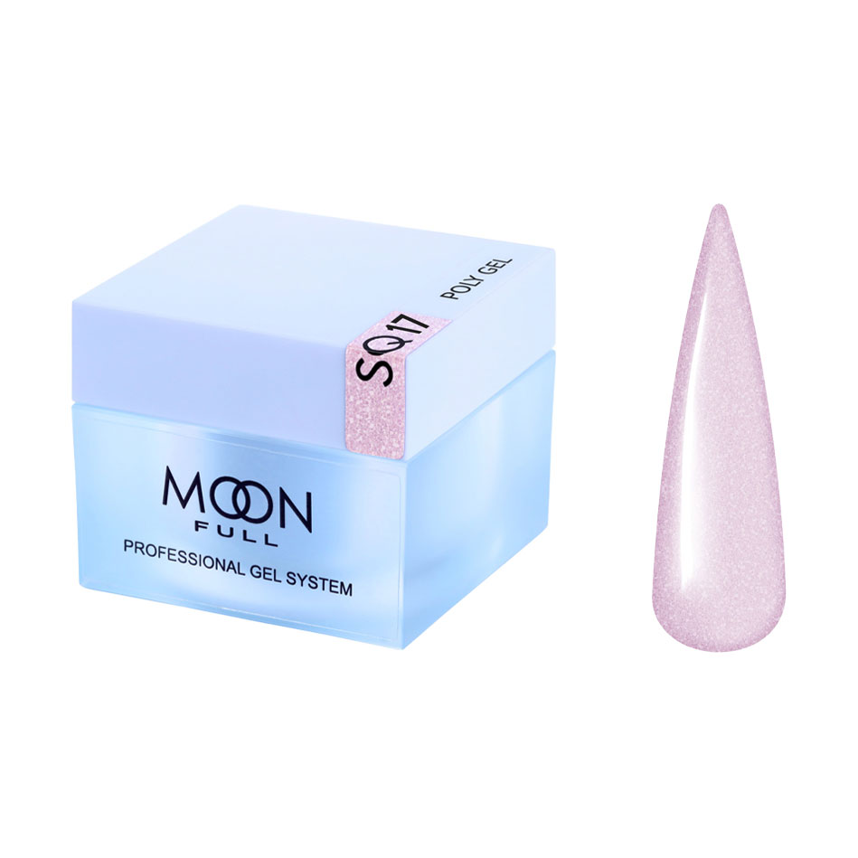 

Полігель для нарощування нігтів Moon Full Poly Gel, SQ17, 30 мл