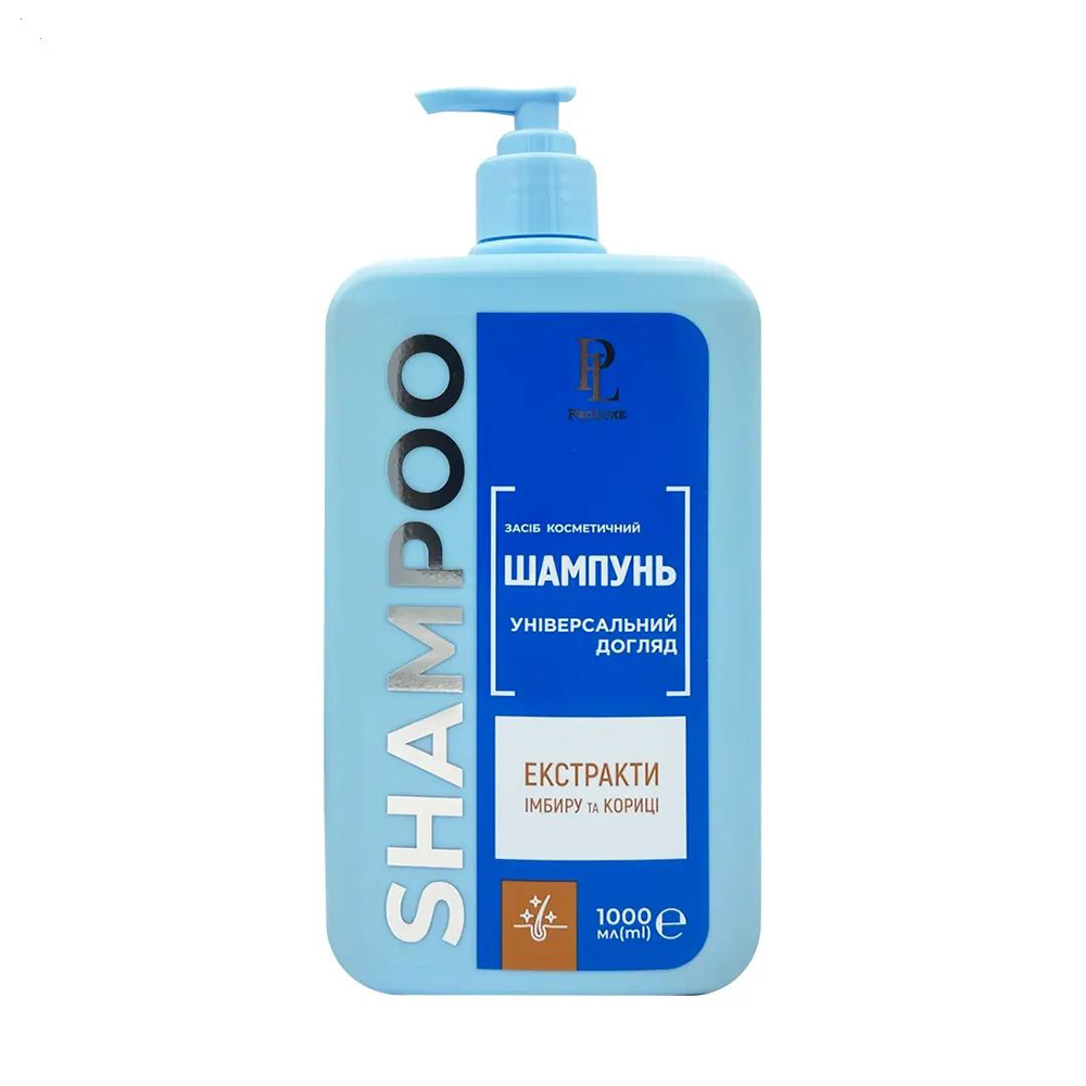 

Шампунь ProLuxe Універсальний догляд, з екстрактами імбиру та кориці, 1 л