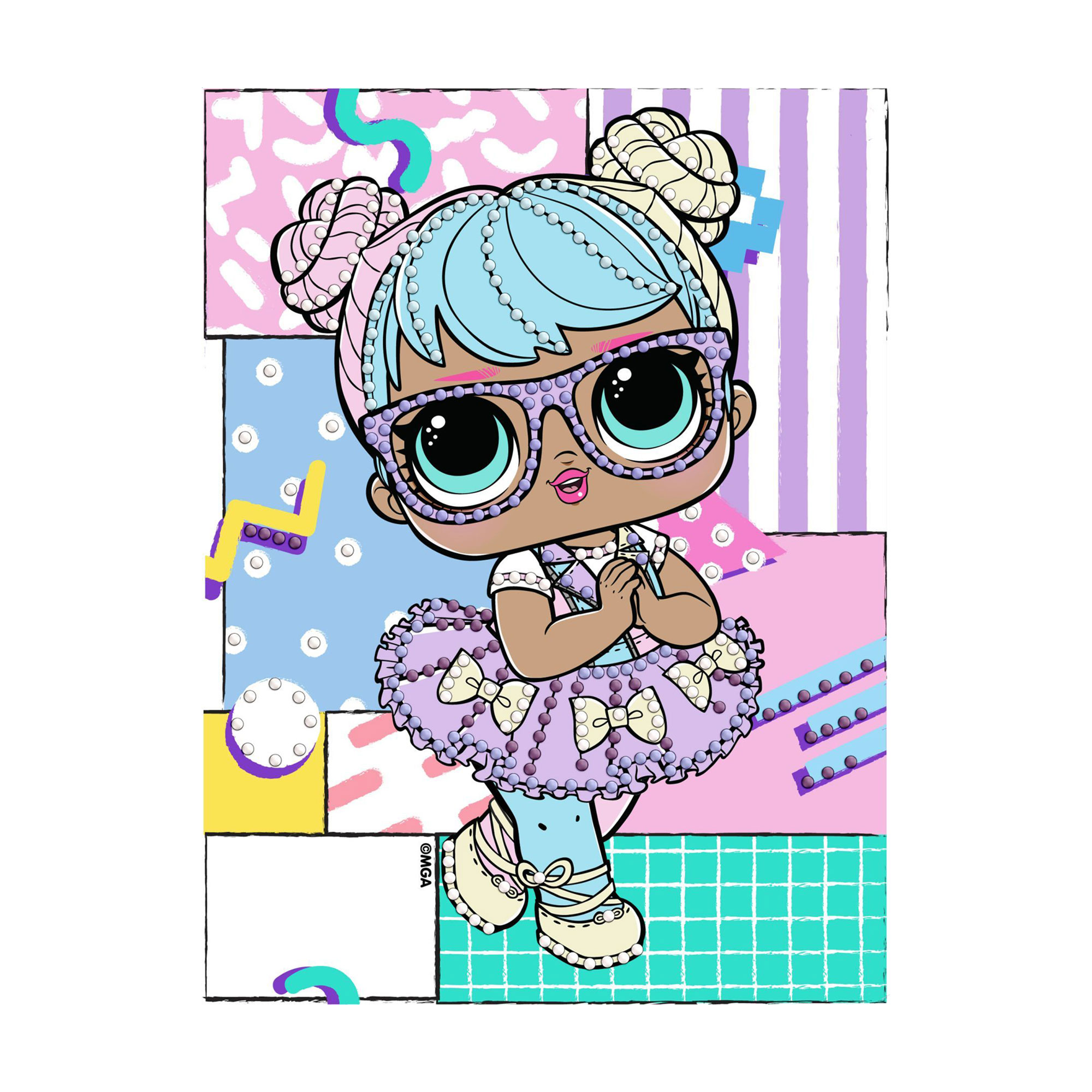 

Уцінка! Алмазна мозаїка Ideyka LOL Surprise! Bon Bon з частковою викладкою, 15*20 см (AML1193)