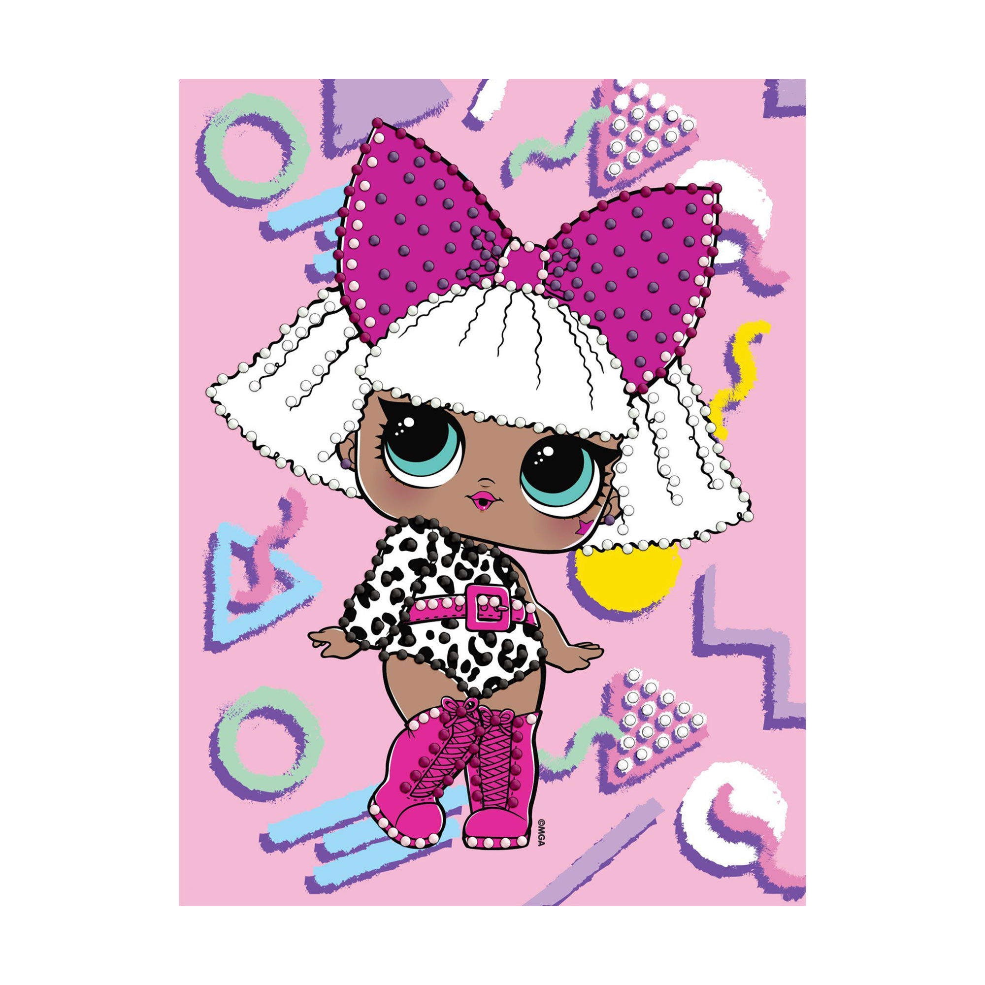 

Алмазна мозаїка Ideyka LOL Surprise! Diva з частковою викладкою, 15*20 см (AML1223)