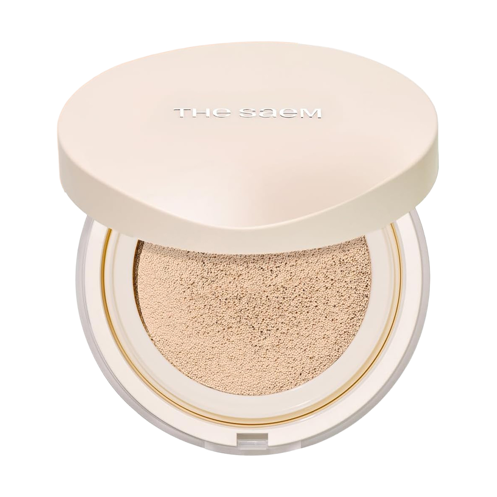 

Консилер-кушон для обличчя The Saem Cover Perfection Concealer Cushion Renew 1.5 Natural Beige Set, 12 г