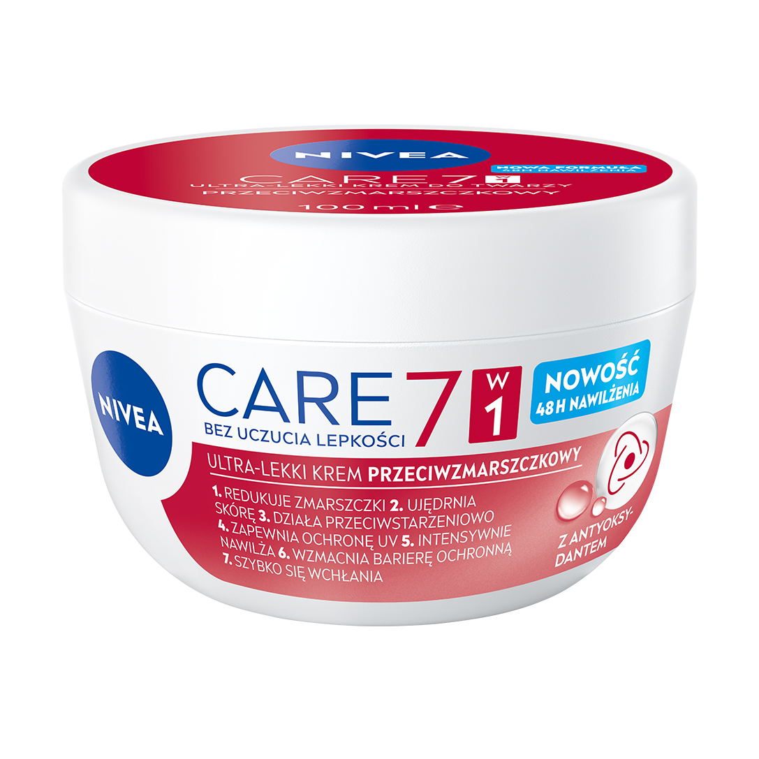 

Антивіковий крем для обличчя NIVEA Care 7 in 1 Light Anti-Wrinkle Cream, 100 мл