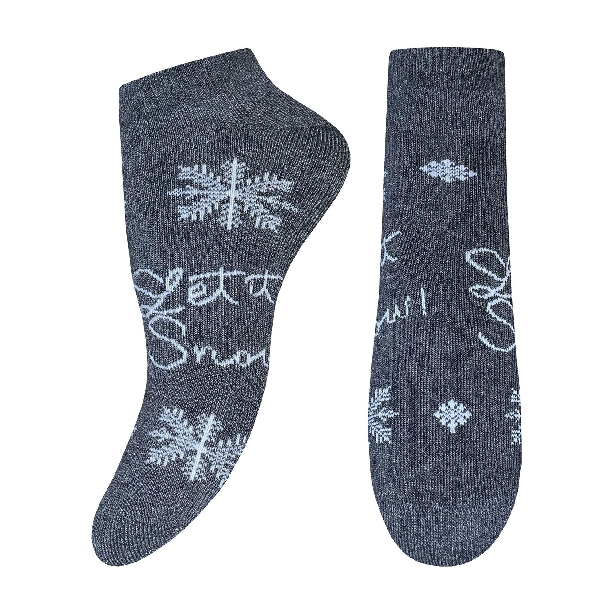 

Шкарпетки жіночі Легка Хода 5528 темно-сірі меланж, розмір 38-39