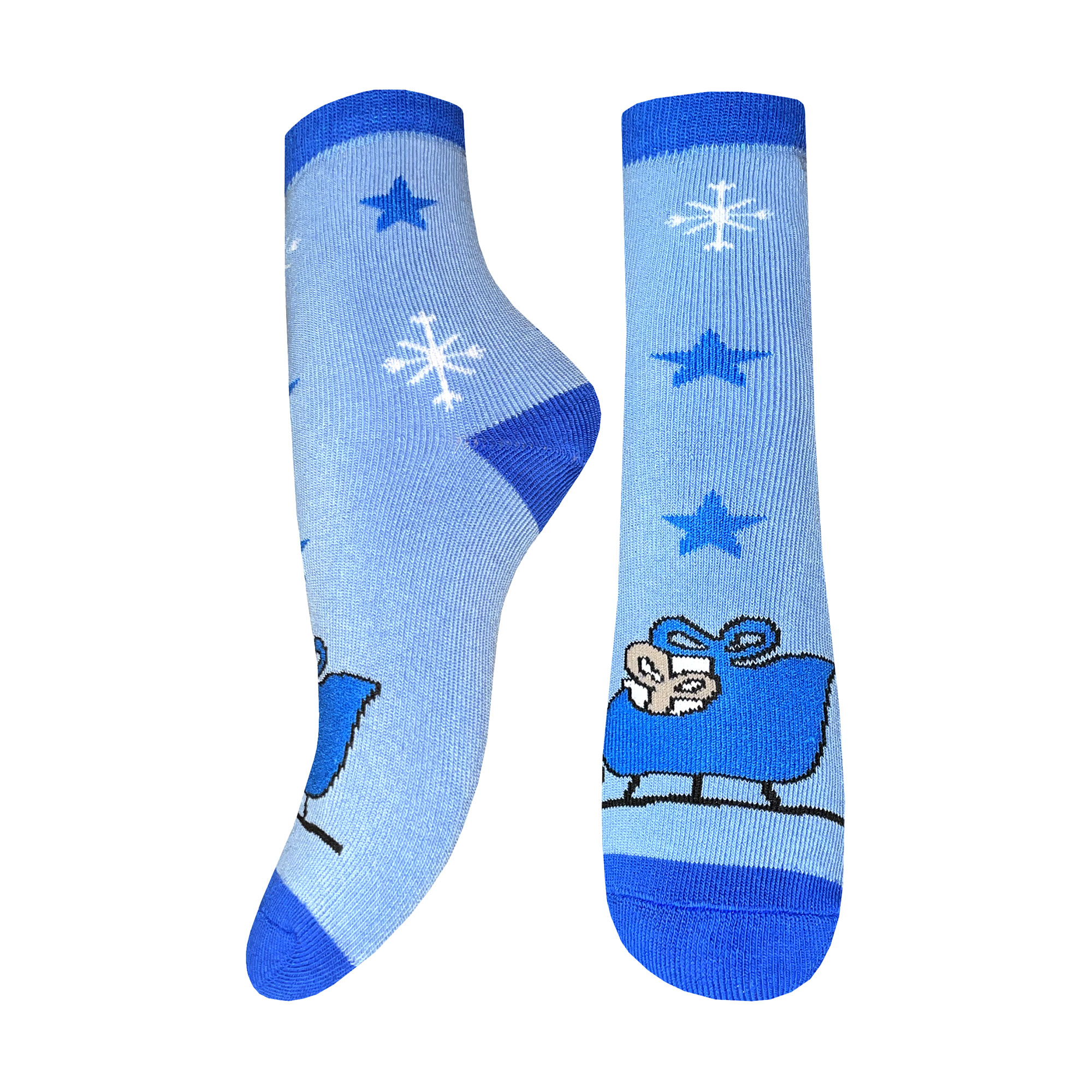 

Шкарпетки дитячі Легка Хода 9311 блакитні, розмір 14-16