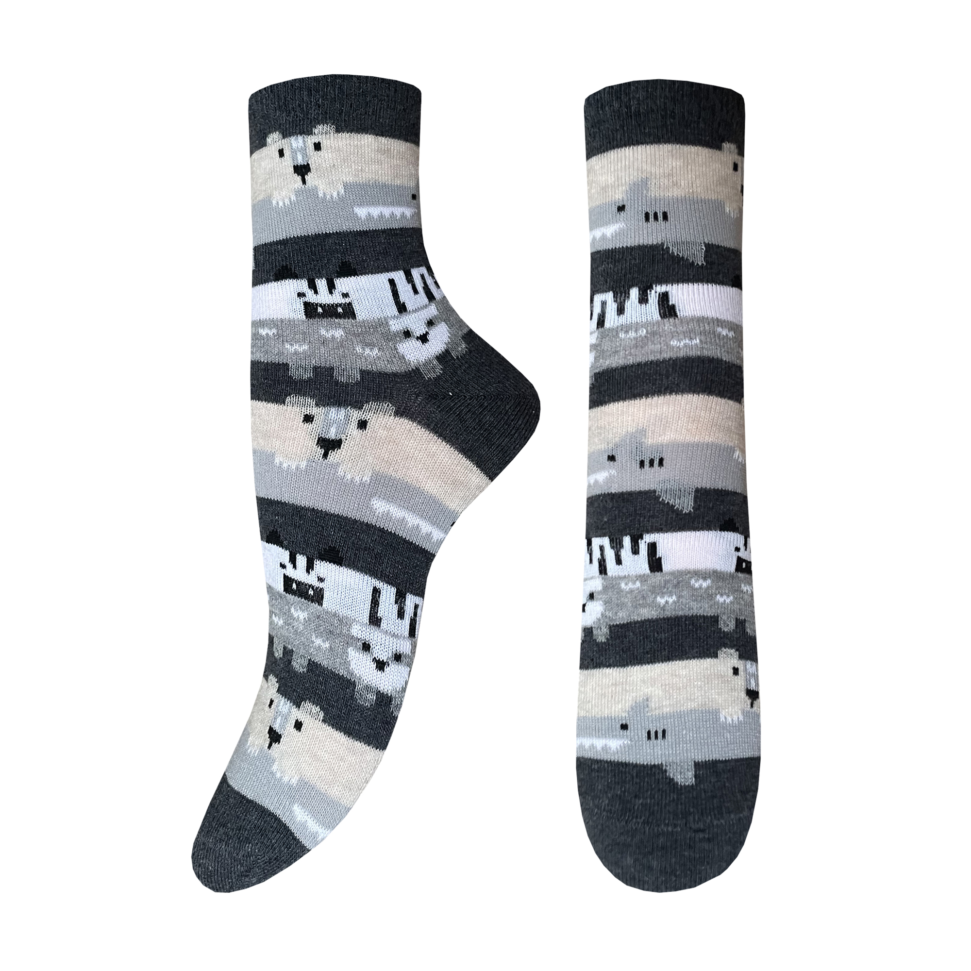 

Шкарпетки дитячі Легка Хода 9444 темно-сірий меланж, розмір 20-22