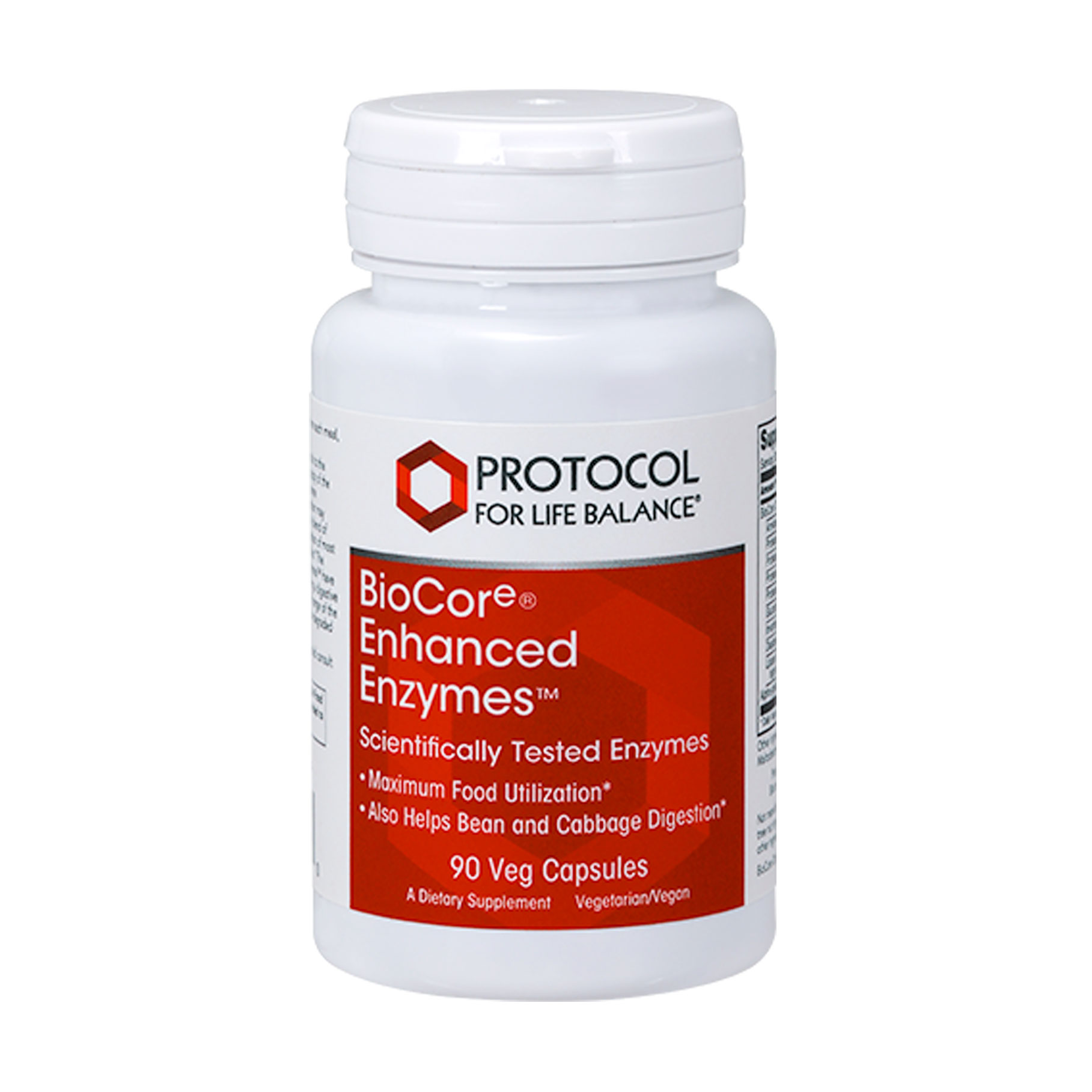 

Уцінка! Покращені ферменти Protocol For Life Balance BioCore Enhanced Enzymes, 90 веганських капсул