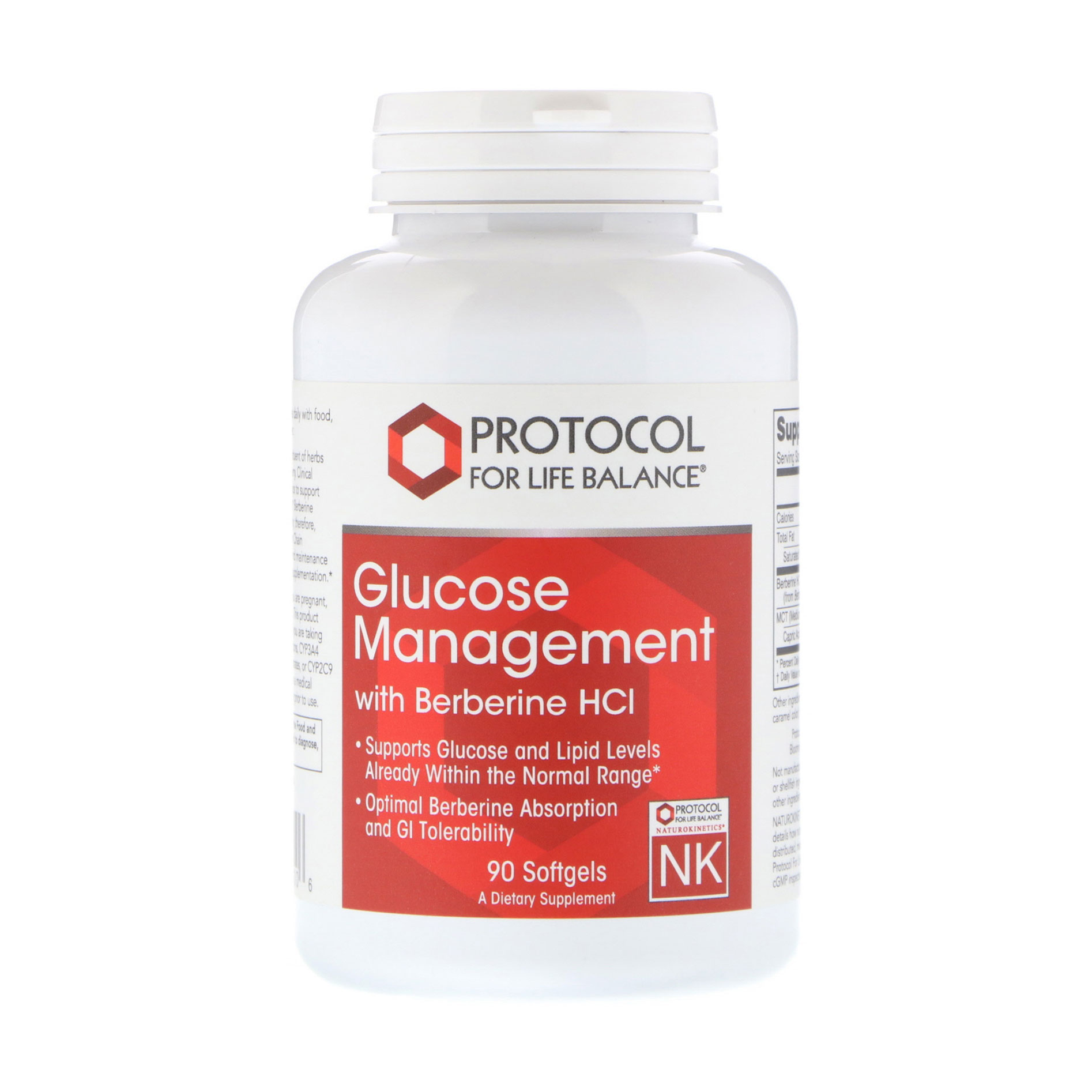 

Комплекс Регулювання рівня глюкози Protocol For Life Balance Glucose Management з берберин гідрохлоридом, 90 гелевих капсул