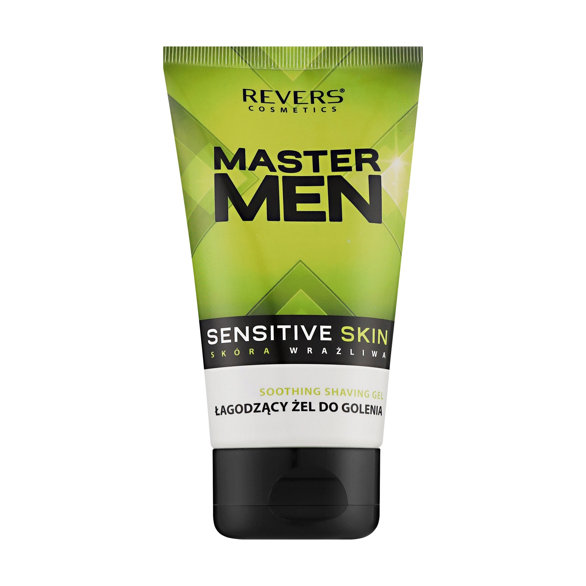 

Чоловічий гель для гоління Revers Cosmetics Master Men Sensitive Skin Soothing Shaving Gel для чутливої шкіри, 150 мл