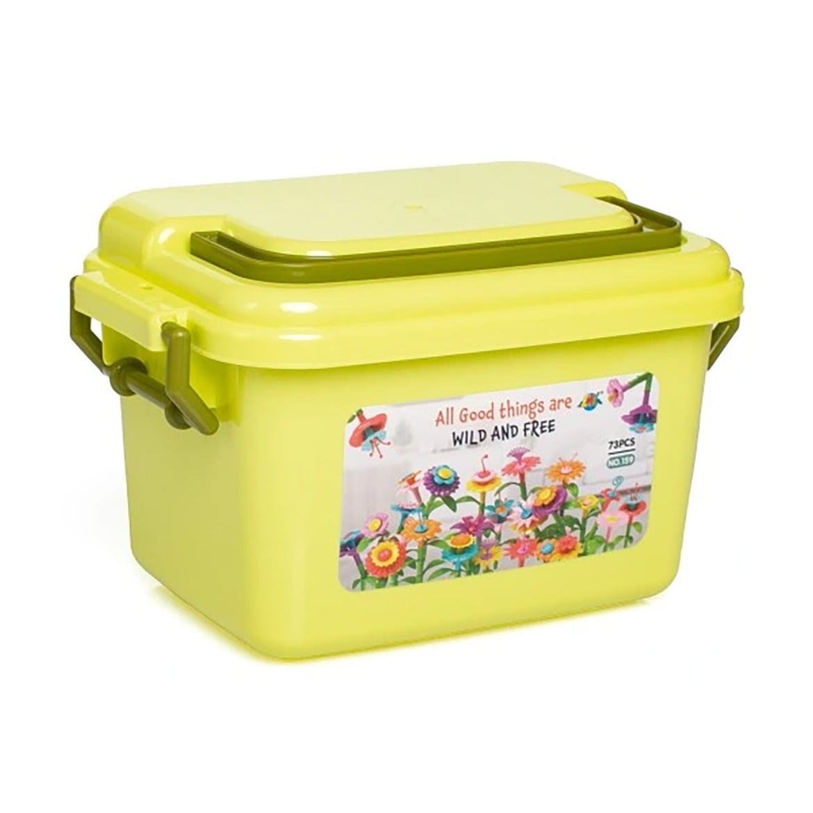 

Дитячий конструктор YG Toys Квітковий сад, в контейнері, 135 деталей, від 3 років, 28.5*20*18 см (160)