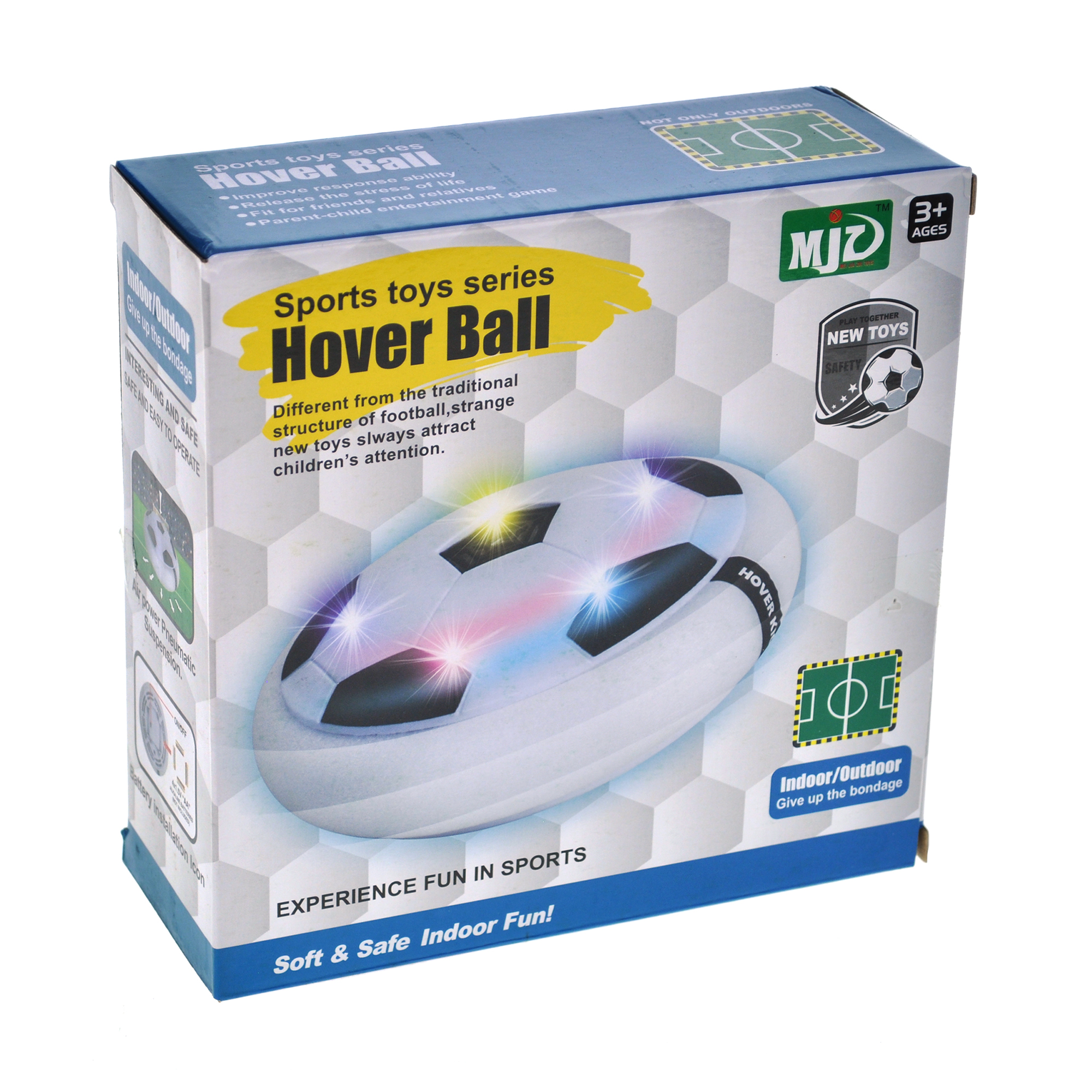 

Дитяча іграшка YG Toys Аерофутбол, на батарейках, від 3 років, 19.2*19.2*7.2 см (686-2)