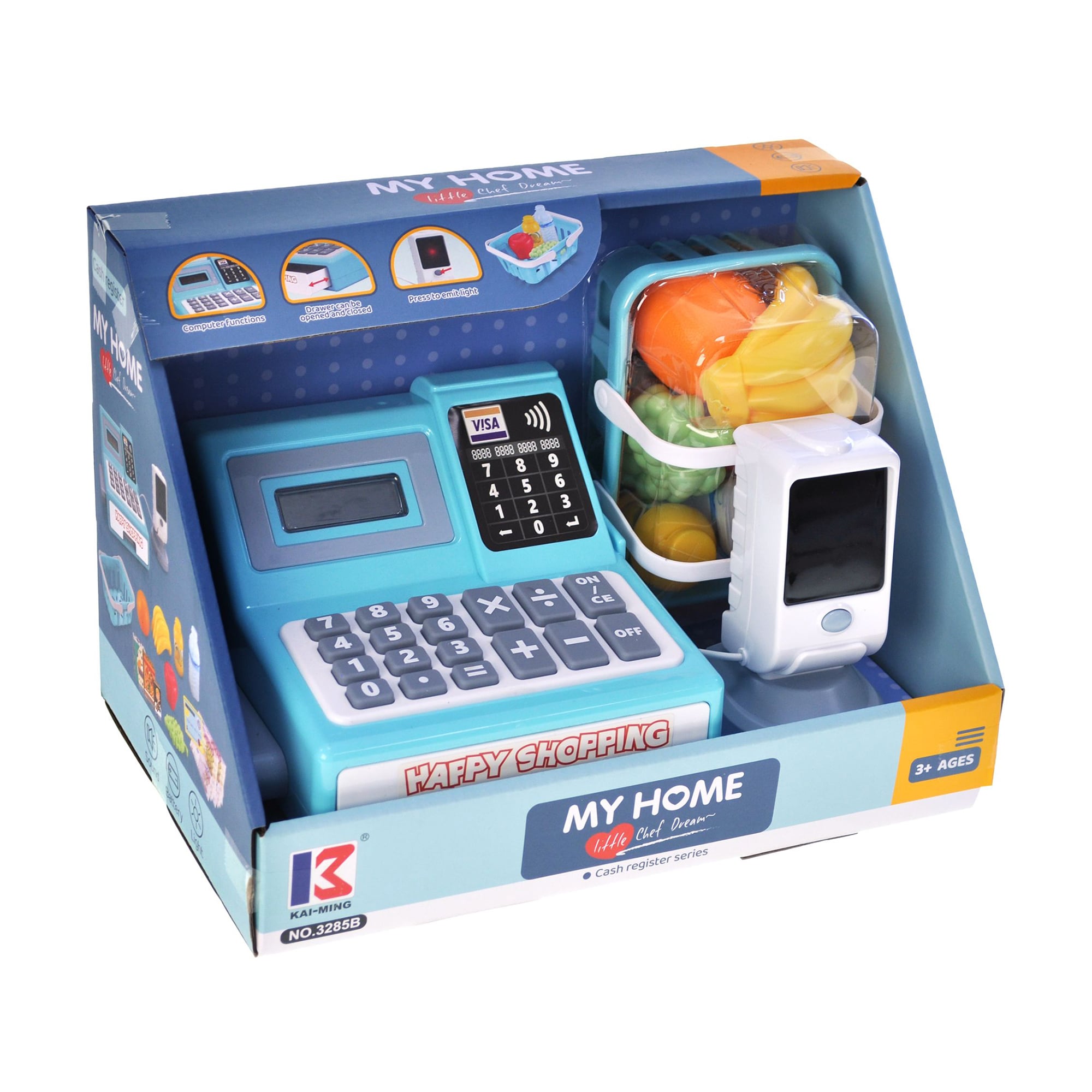 

Дитяча іграшка YG Toys Касовий апарат, на батарейках, від 3 років, 29.5*18.5*20 см (3285B)