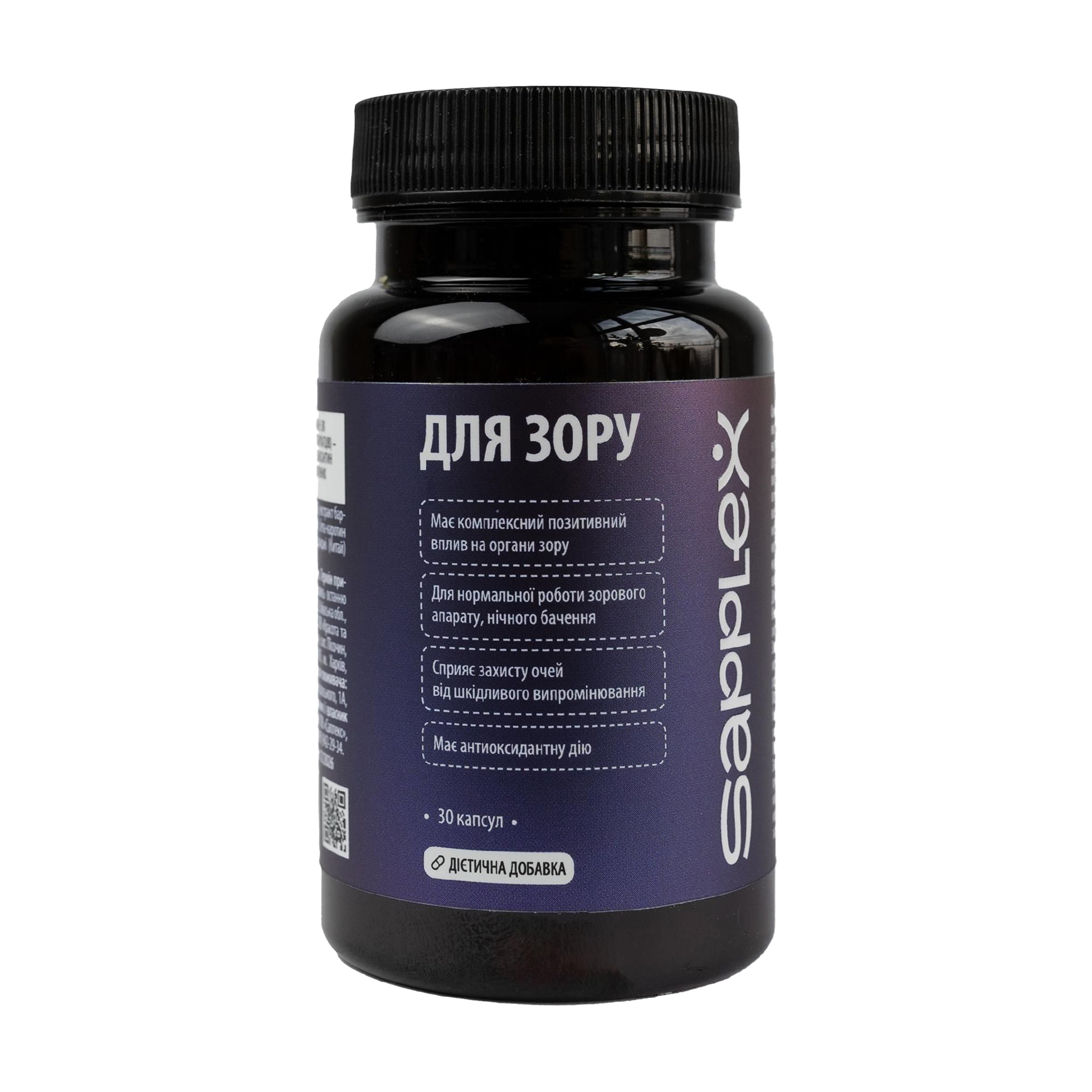 

Комплекс для зору Sapplex Зорова Формула Лютеїн +, 30 капсул