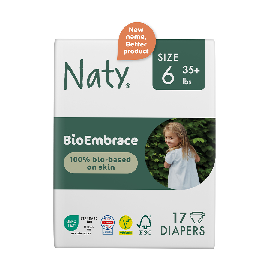 

Підгузки ECO by Naty BioEmbrace розмір 6 (35+ кг), 17 шт