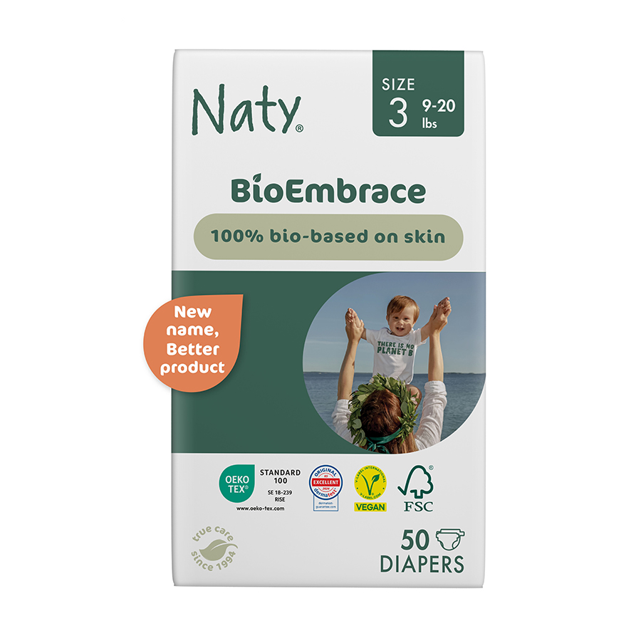 

Підгузки ECO by Naty BioEmbrace розмір 3 (4-9 кг), 50 шт