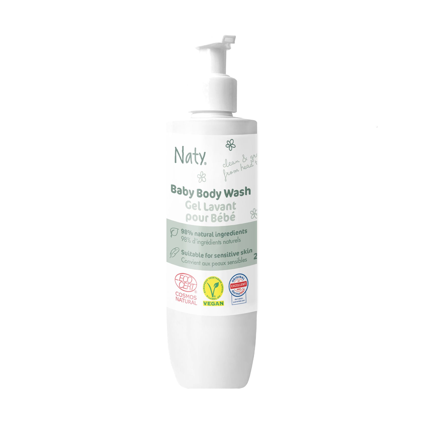 

Дитячий гель для купання ECO by Naty Baby Body Wash, 240 мл