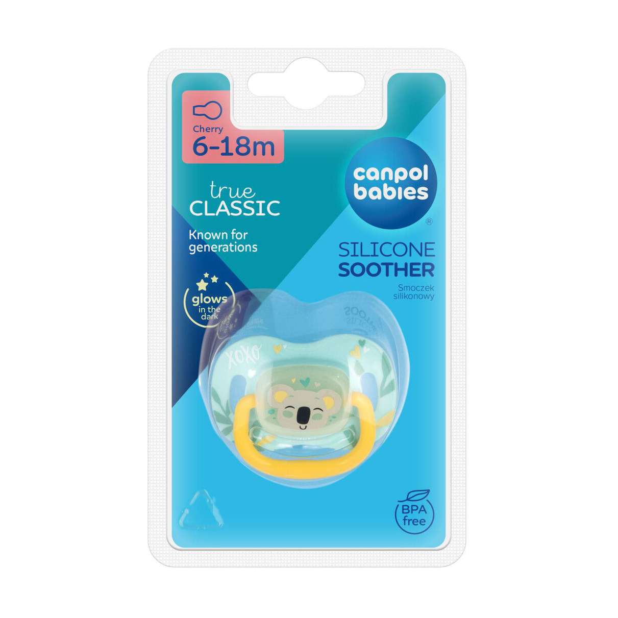 

Пустушка кругла силіконова Canpol Babies Exotic Animals Коала, від 6 місяців до 1.5 року, 1 шт (34/934_koala)