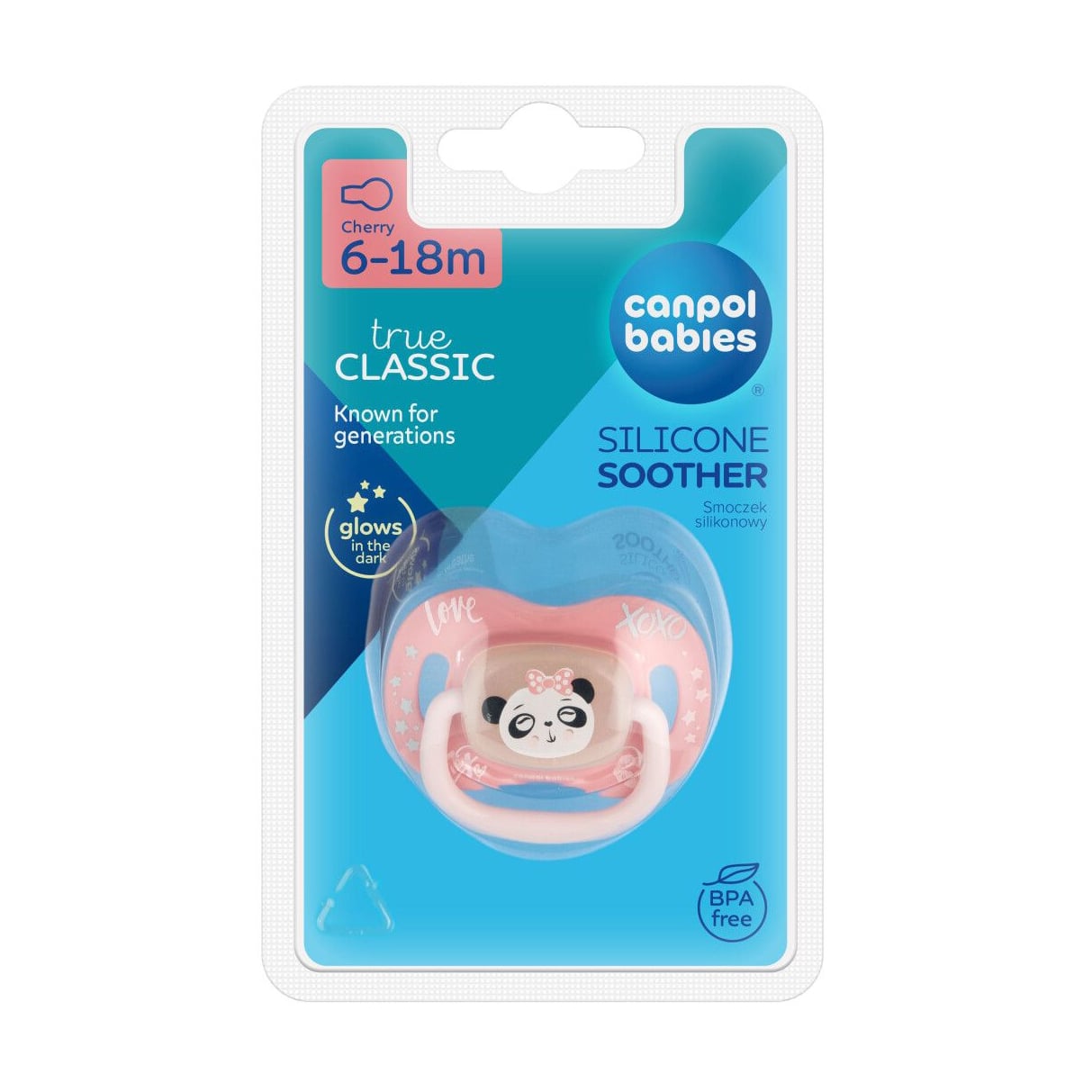 

Пустушка кругла силіконова Canpol Babies Exotic Animals Панда, від 6 місяців до 1.5 року, 1 шт (34/934_panda)