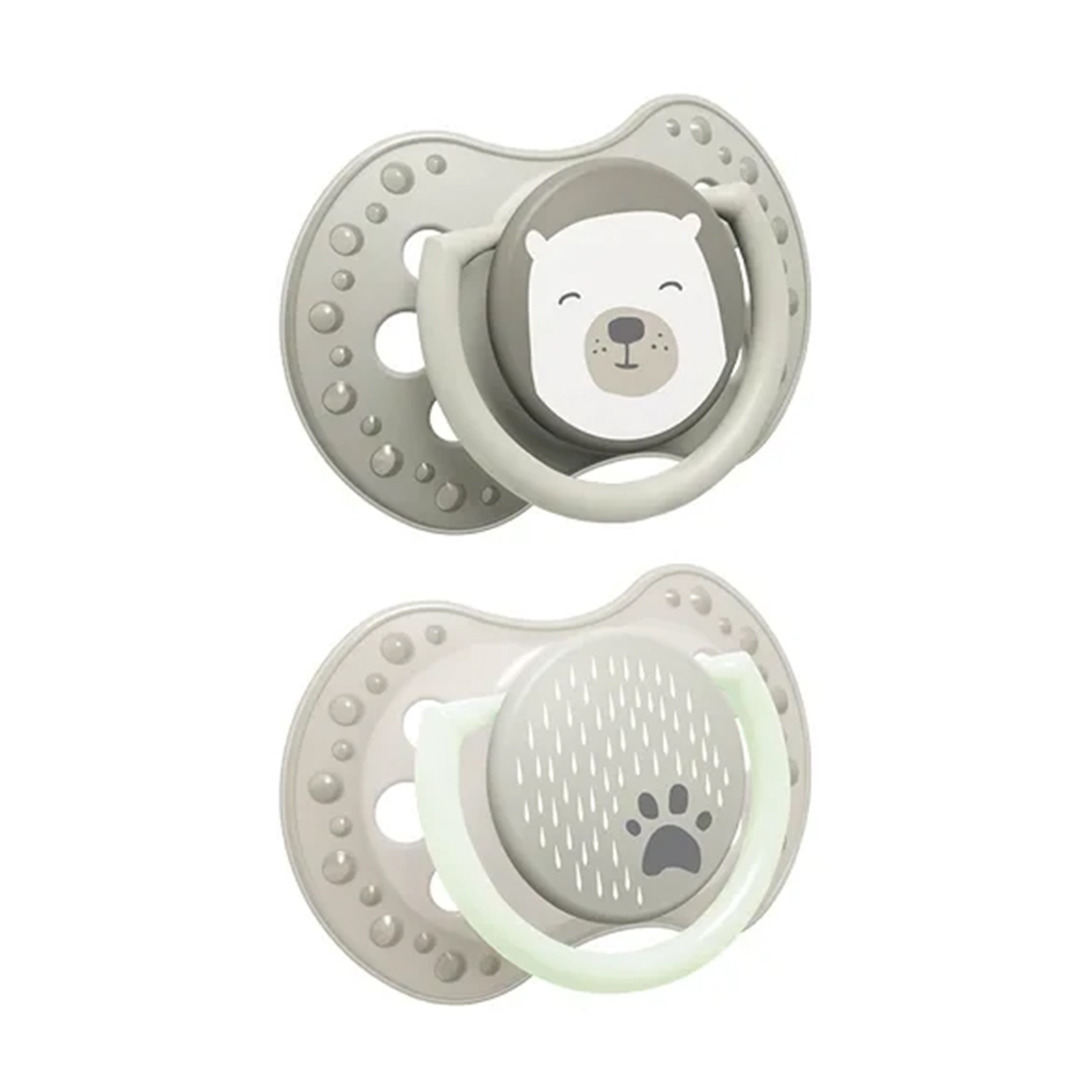 

Пустушка LOVI Buddy Bear силіконова, динамічна, від народження до 6 місяців, 2 шт (22/863_new)