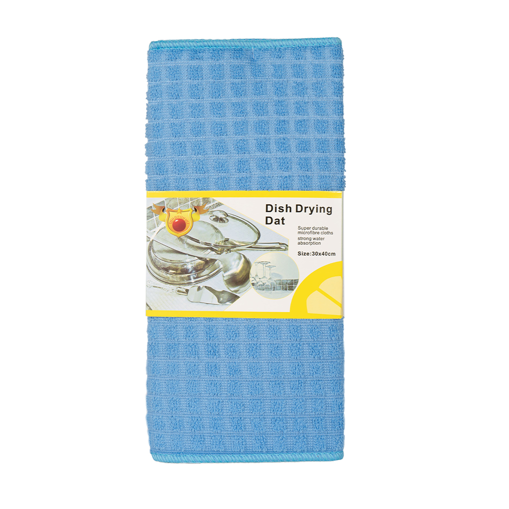 

Килимок для мокрого посуду Kornel тканинний, блакитний, 30*40 см (KL-60)