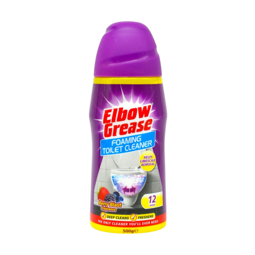 

Піноутворюючий засіб для чищення унітазу Elbow Grease Foaming Toilet Cleaner Ягідний вибух, 500 г
